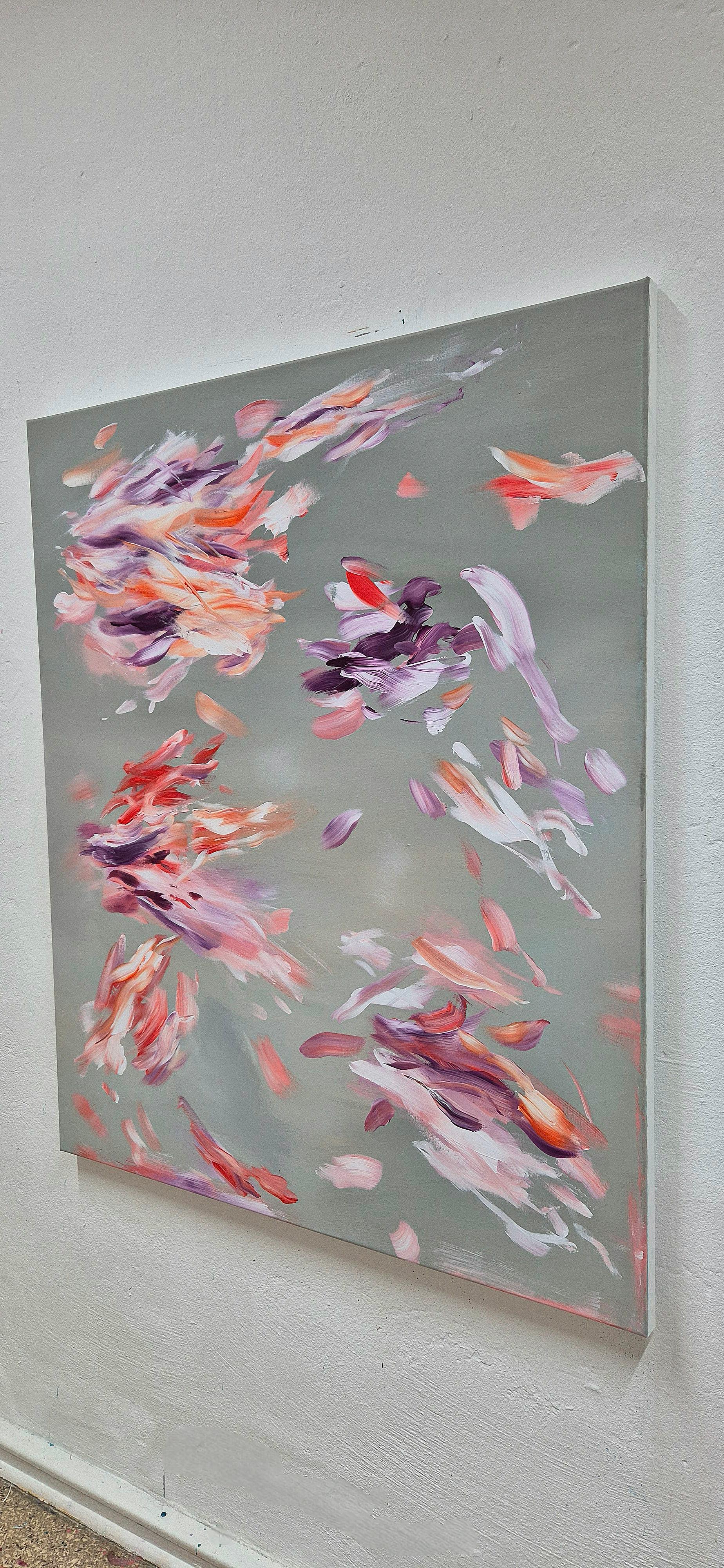 Feuerfedern - by Chris Kamprad Contemporary abstract Painting For Sale 10