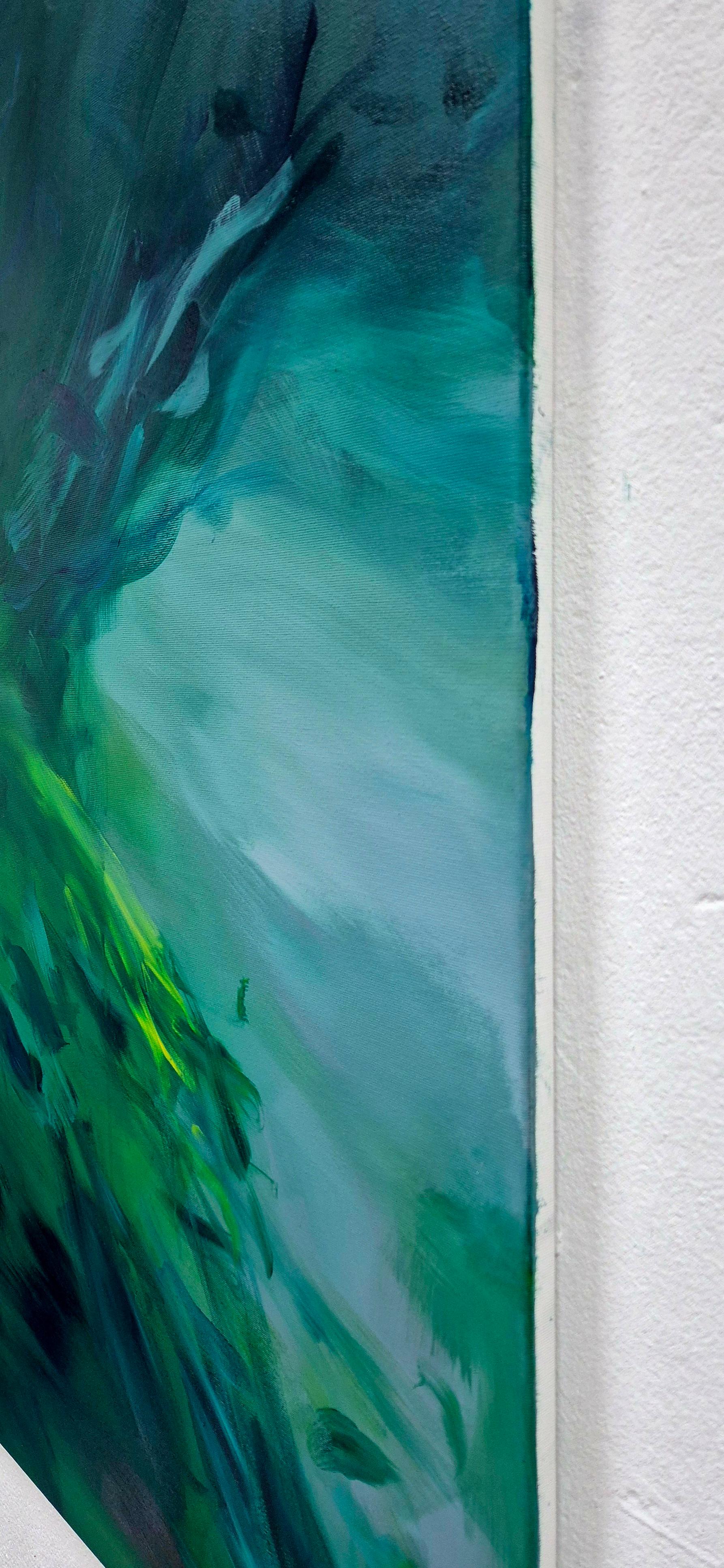 Feuerfedern - by Chris Kamprad Contemporary abstract Painting For Sale 10