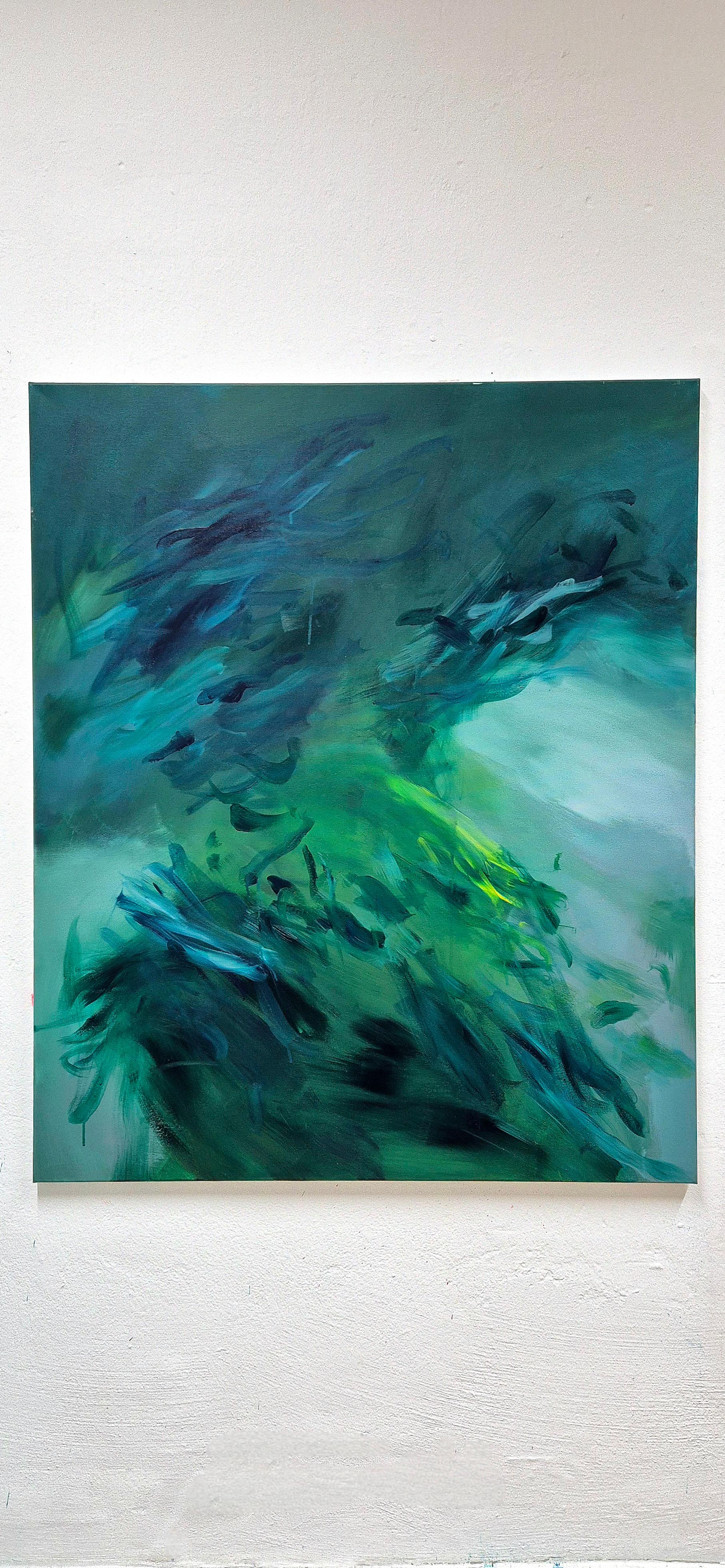 Feuerfedern - by Chris Kamprad Contemporary abstract Painting For Sale 12