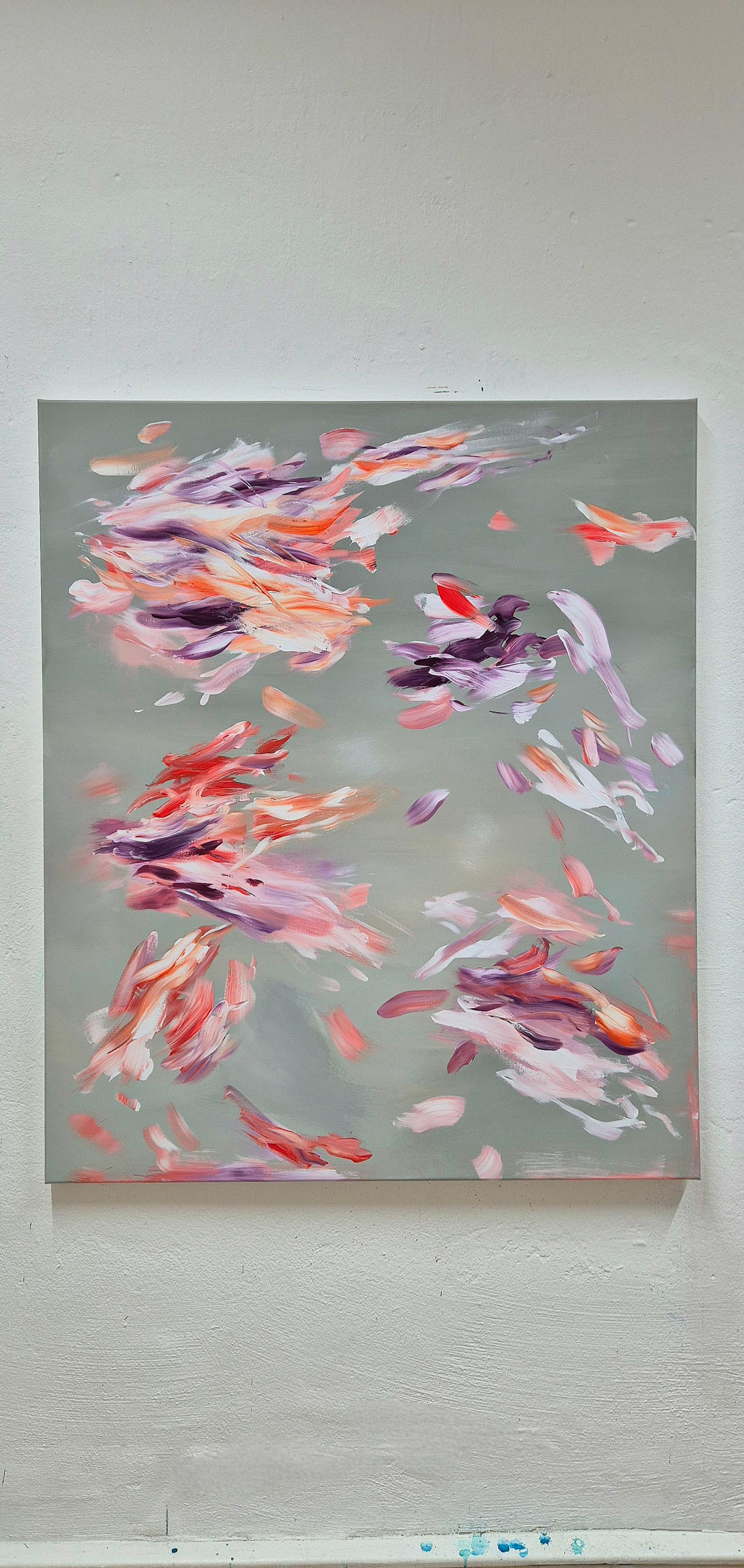 Feuerfedern - by Chris Kamprad Contemporary abstract Painting For Sale 3