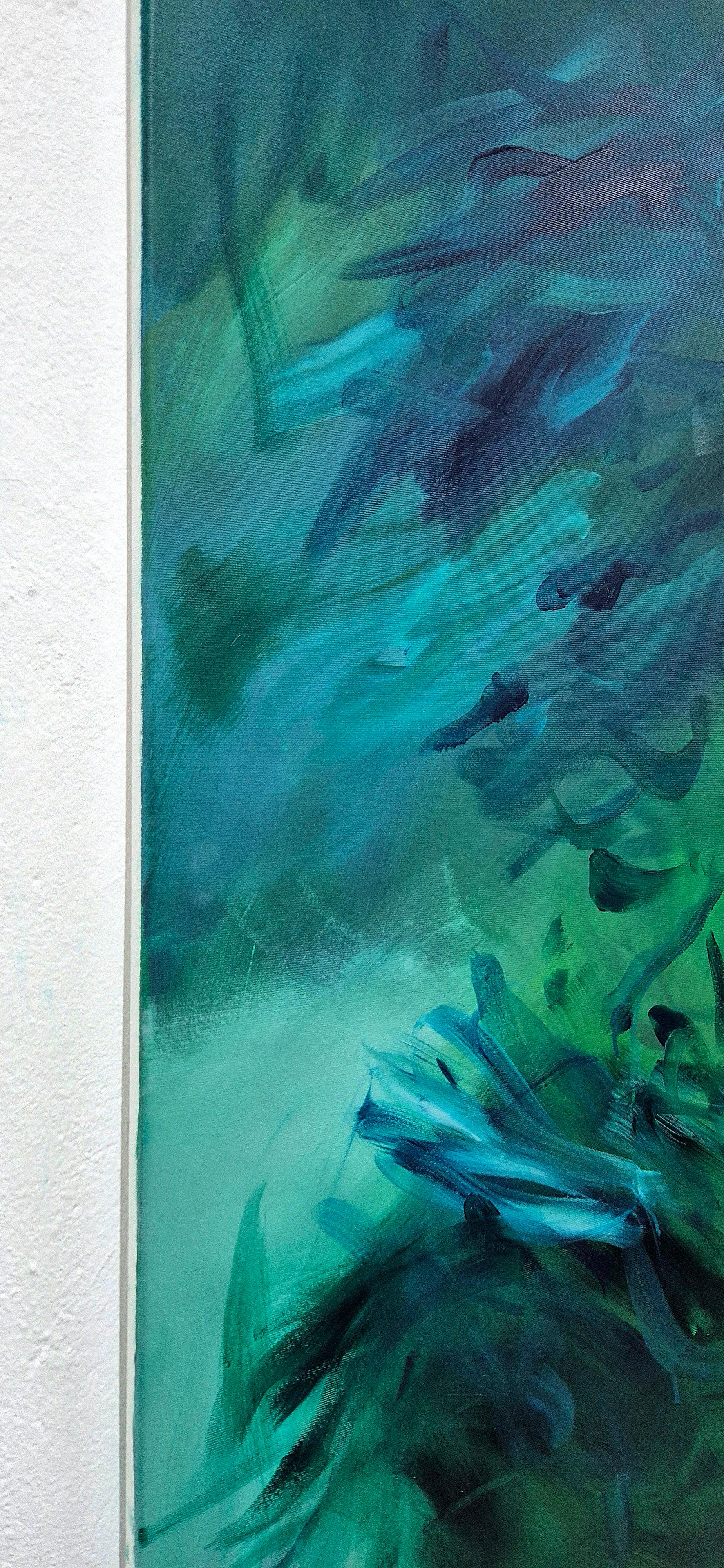 Feuerfedern - by Chris Kamprad Contemporary abstract Painting For Sale 6