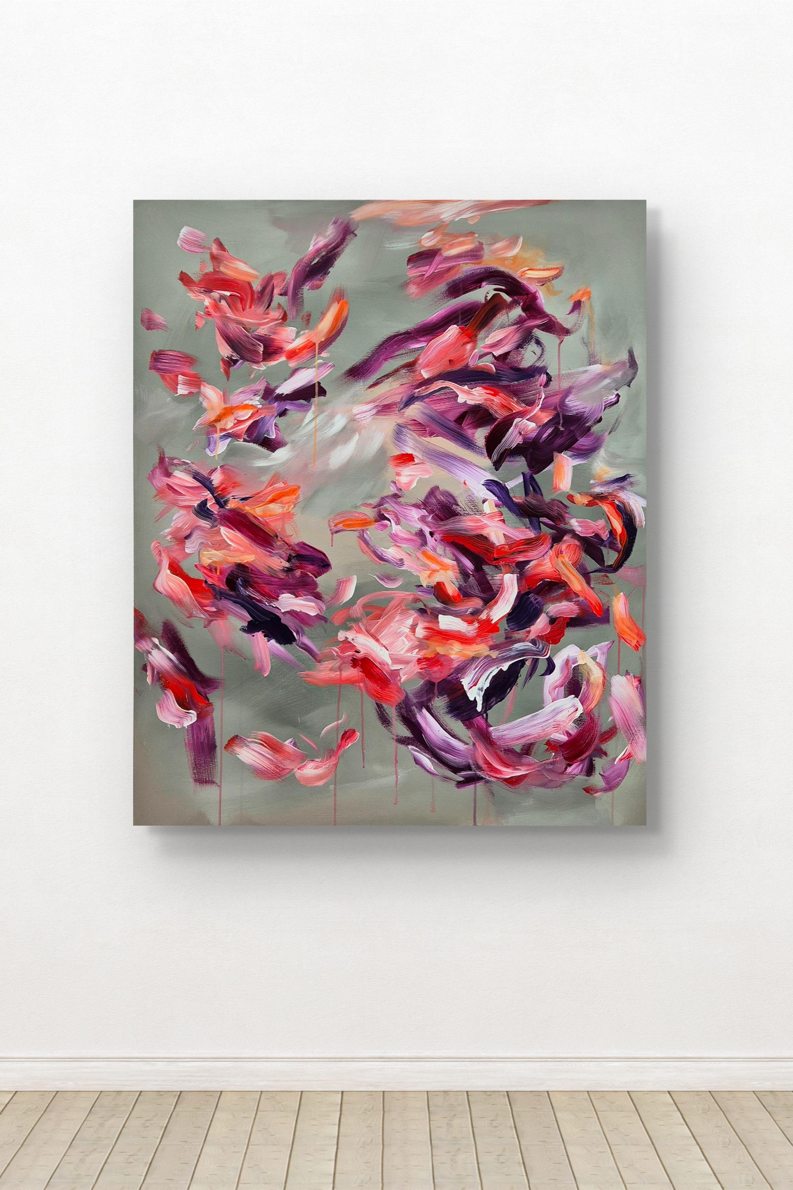 Lush - Contemporary abstract Painting For Sale 9