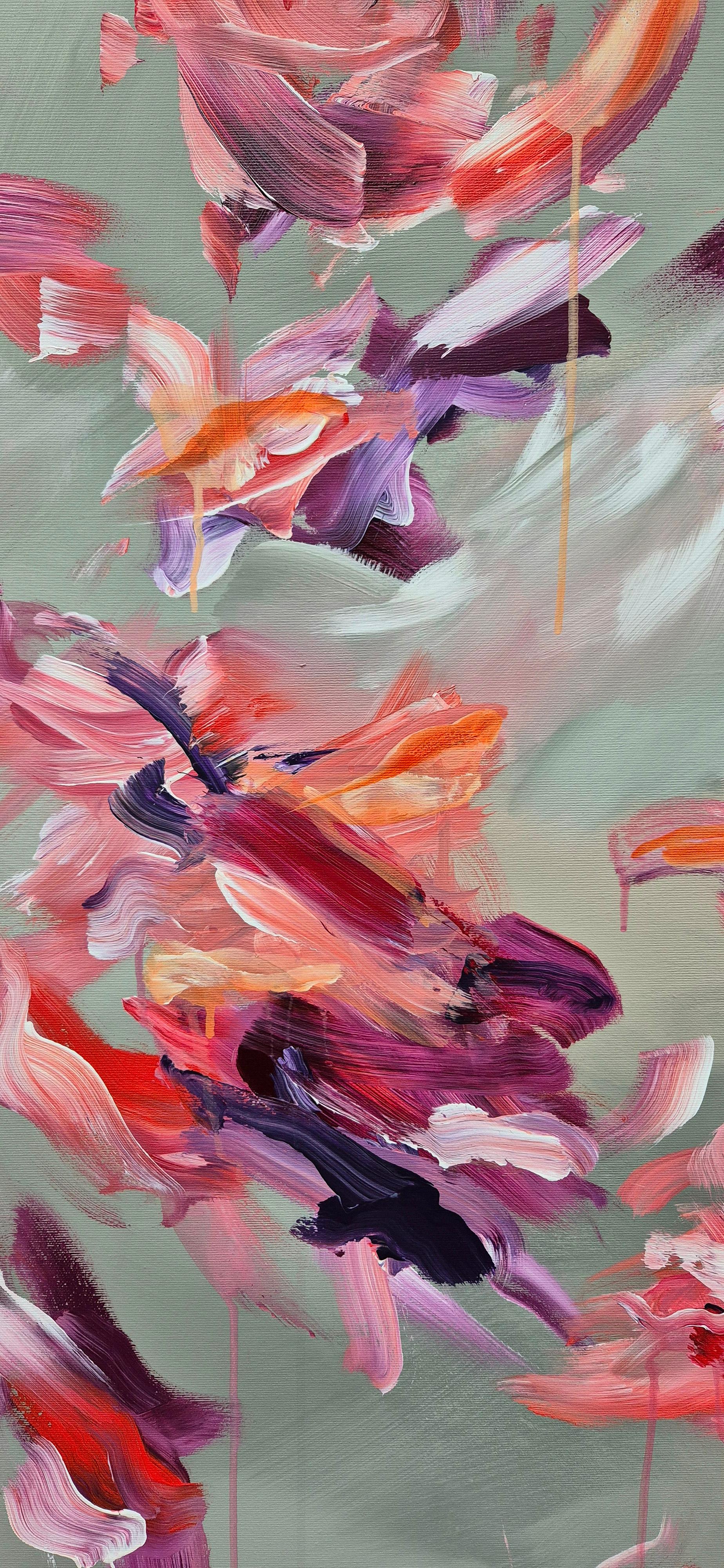Lush - Contemporary abstract Painting For Sale 10