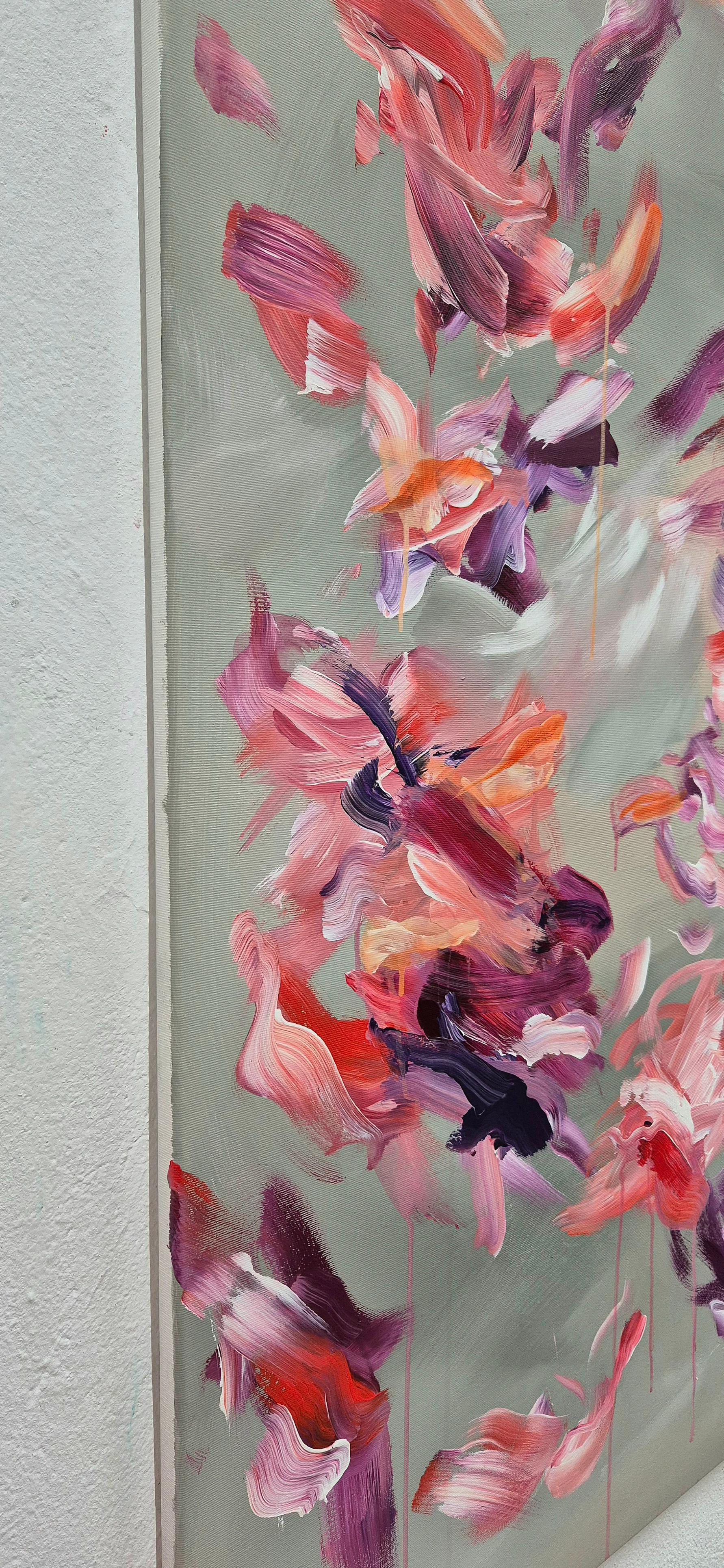 Lush - Contemporary abstract Painting For Sale 1