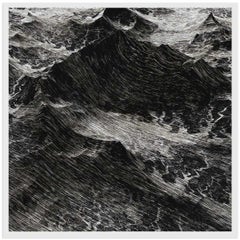 Silver Mountain, Chris Keegan, Limited edition print, Mountain scape, 