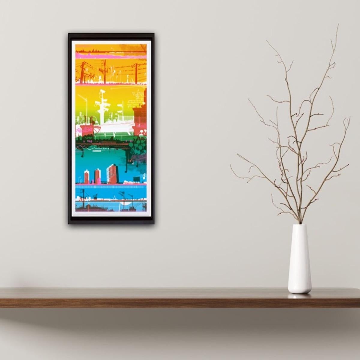 Sky St, Chris Keegan, Limited edition print, Cityscape, Contemporary  - Print by Chris Keegan 