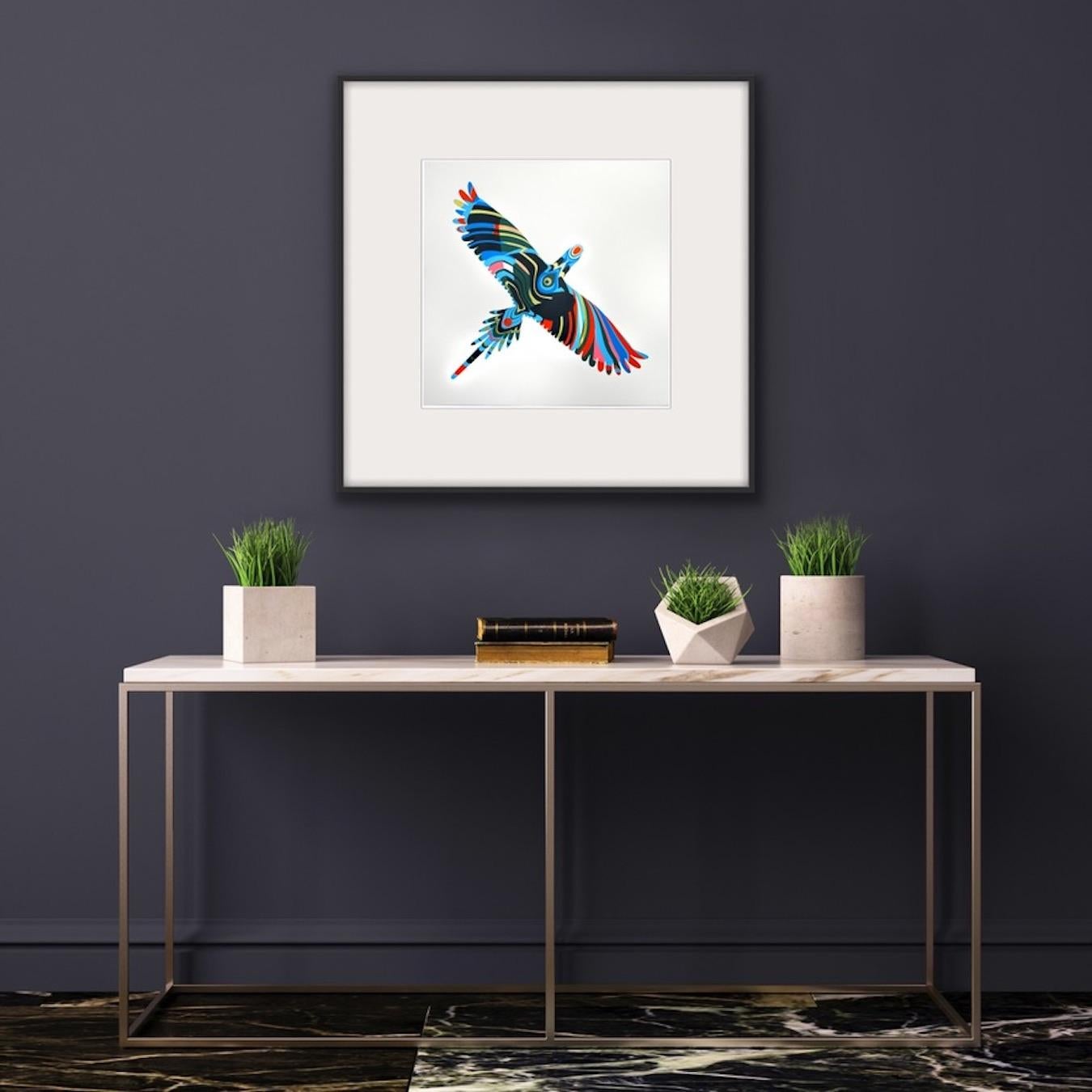 The Gift of Flight, Chris Keegan, Limited edition screen print, Pop art for sale - Print by Chris Keegan 