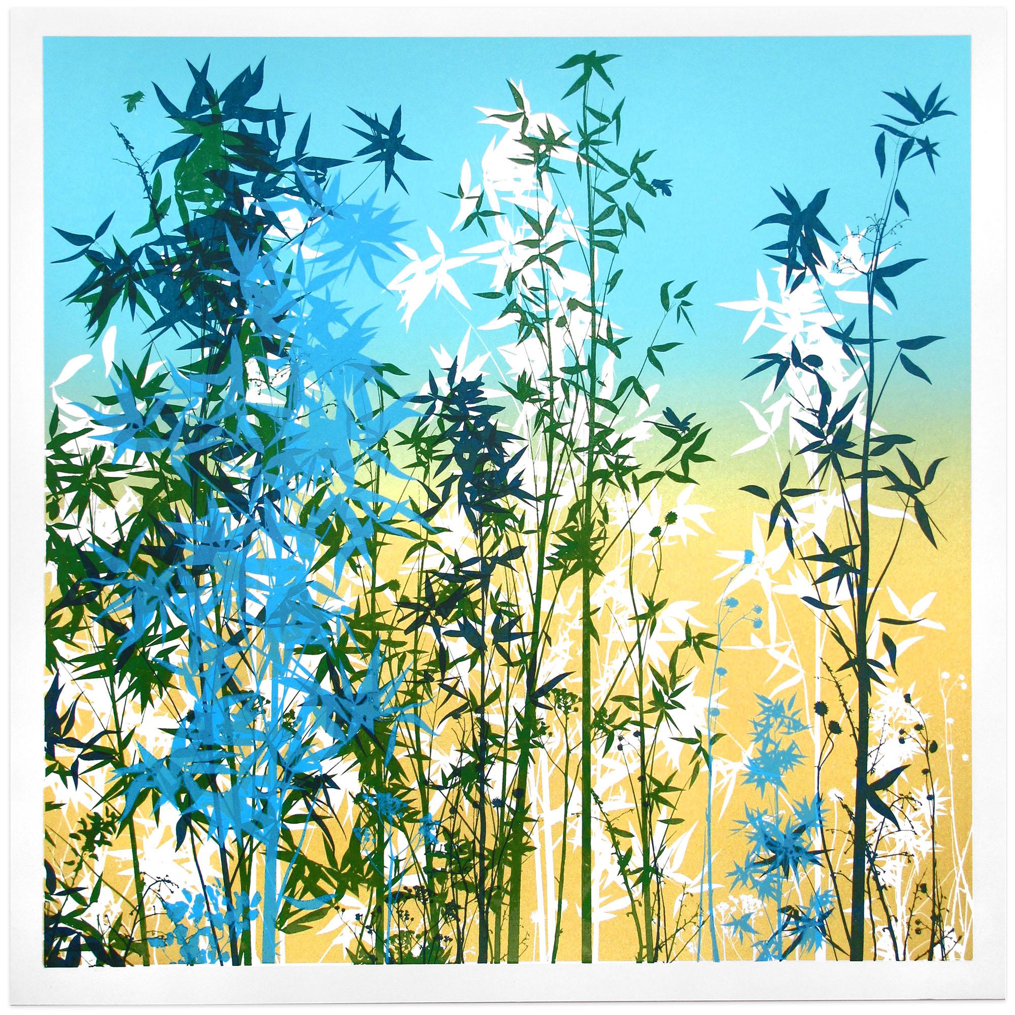 Chris Keegan Landscape Print - Bamboo Kingdom, floral art, limited edition art, affordable art