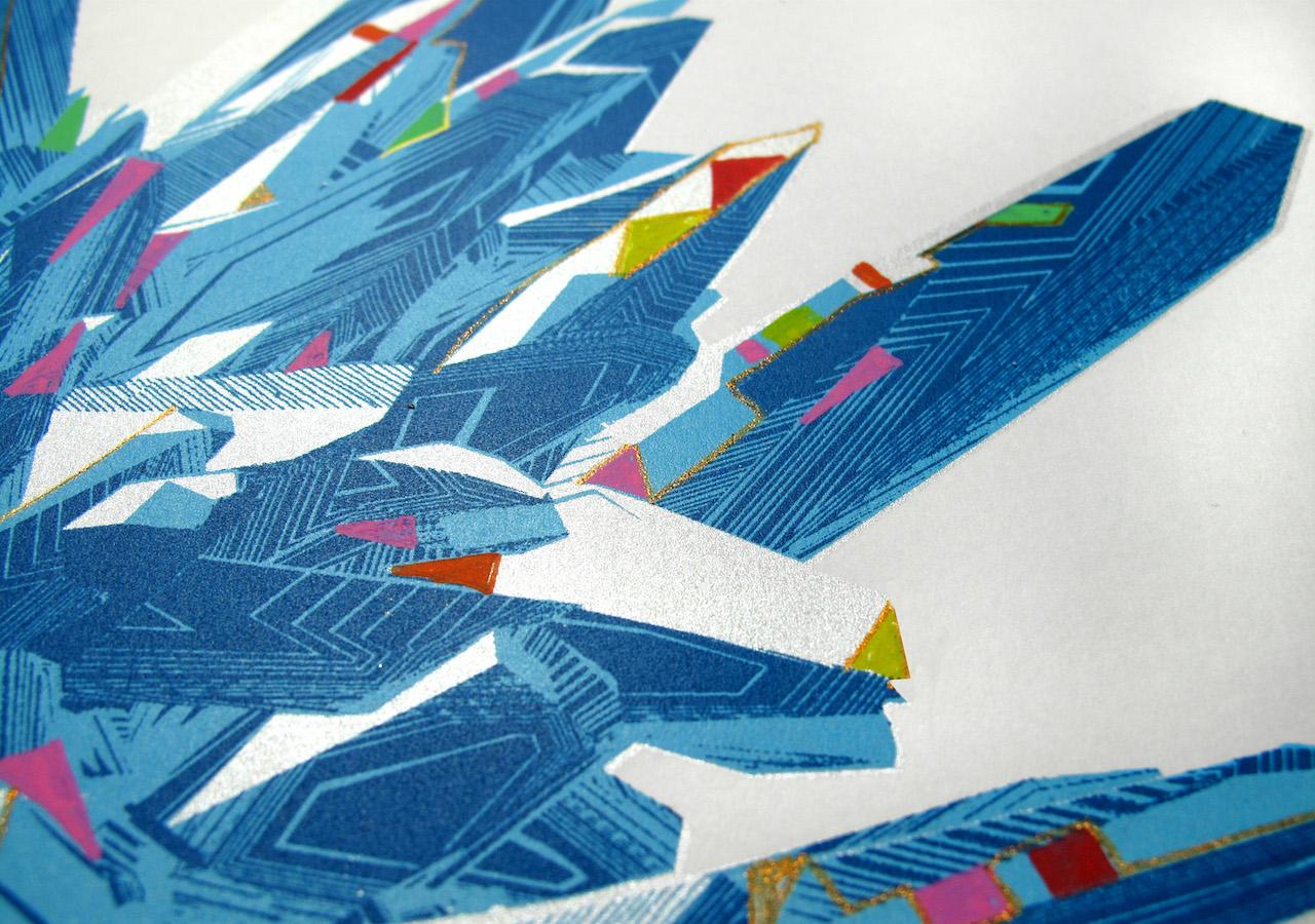 Chris Keegan, Piedra preciosa azul, Edición limitada, Bodegón, Arte feliz en venta 2