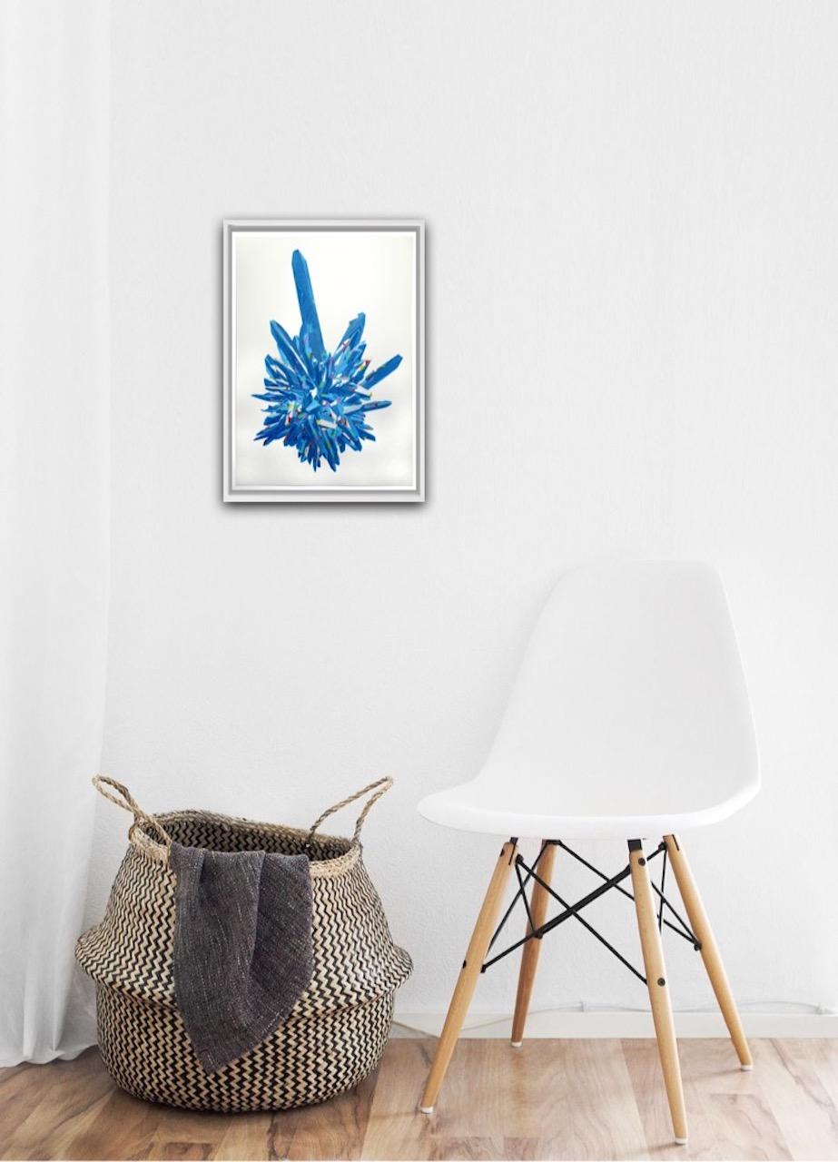 Chris Keegan, Blue Gemstone, Limited Edition Print, Still Life Print, Happy Art For Sale 5