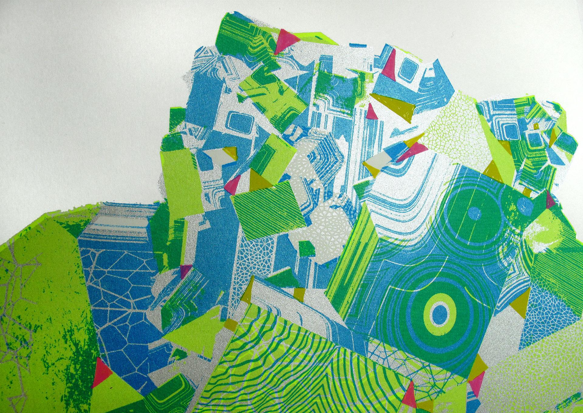 Silver Gem, Limited Edition Print, Contemporary Art For Sale 1