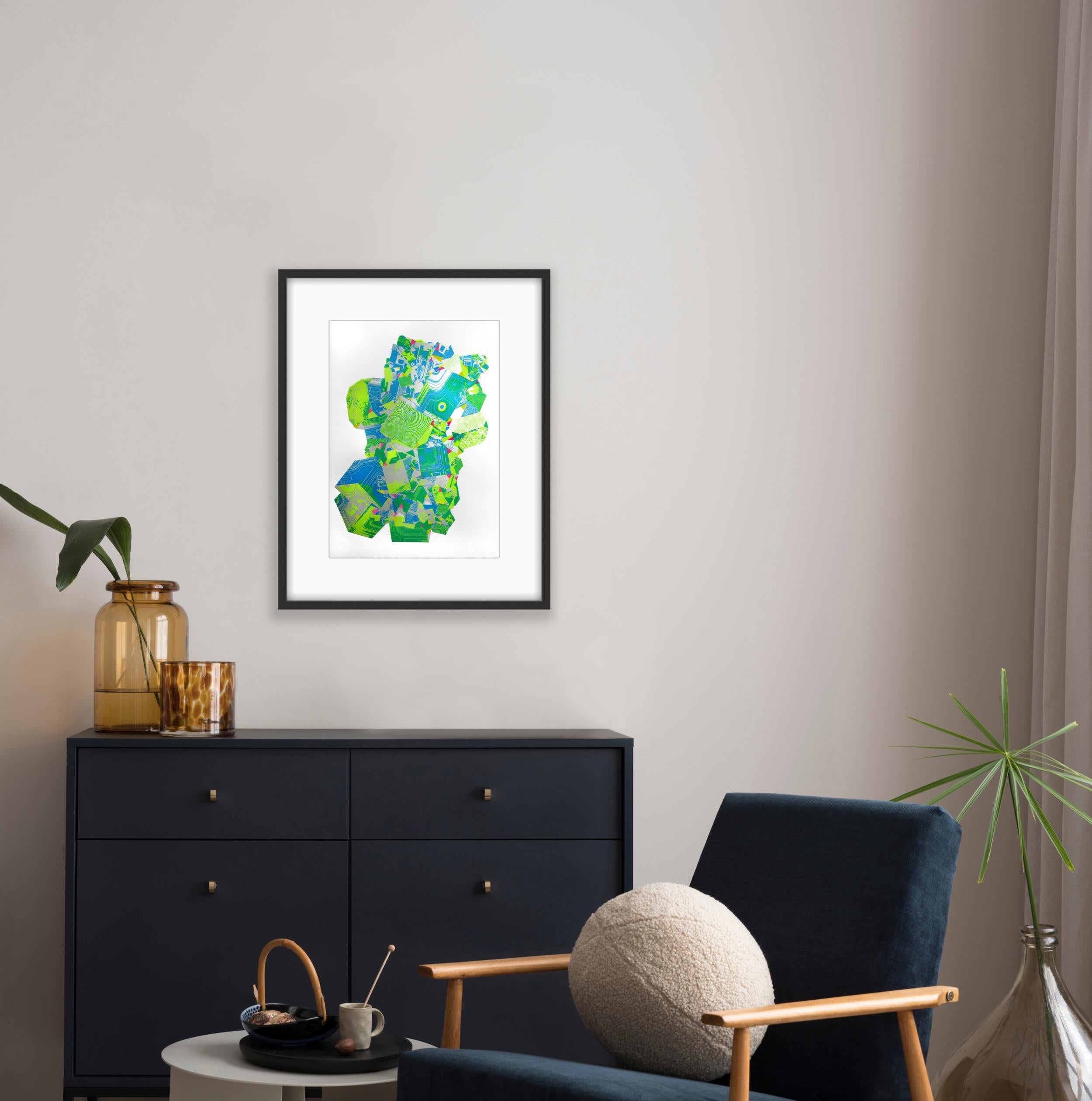 Silver Gem, Limited Edition Print, Contemporary Art For Sale 5