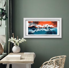 Sky Bloom, landscape art, abstract art, affordable art, limited edition print