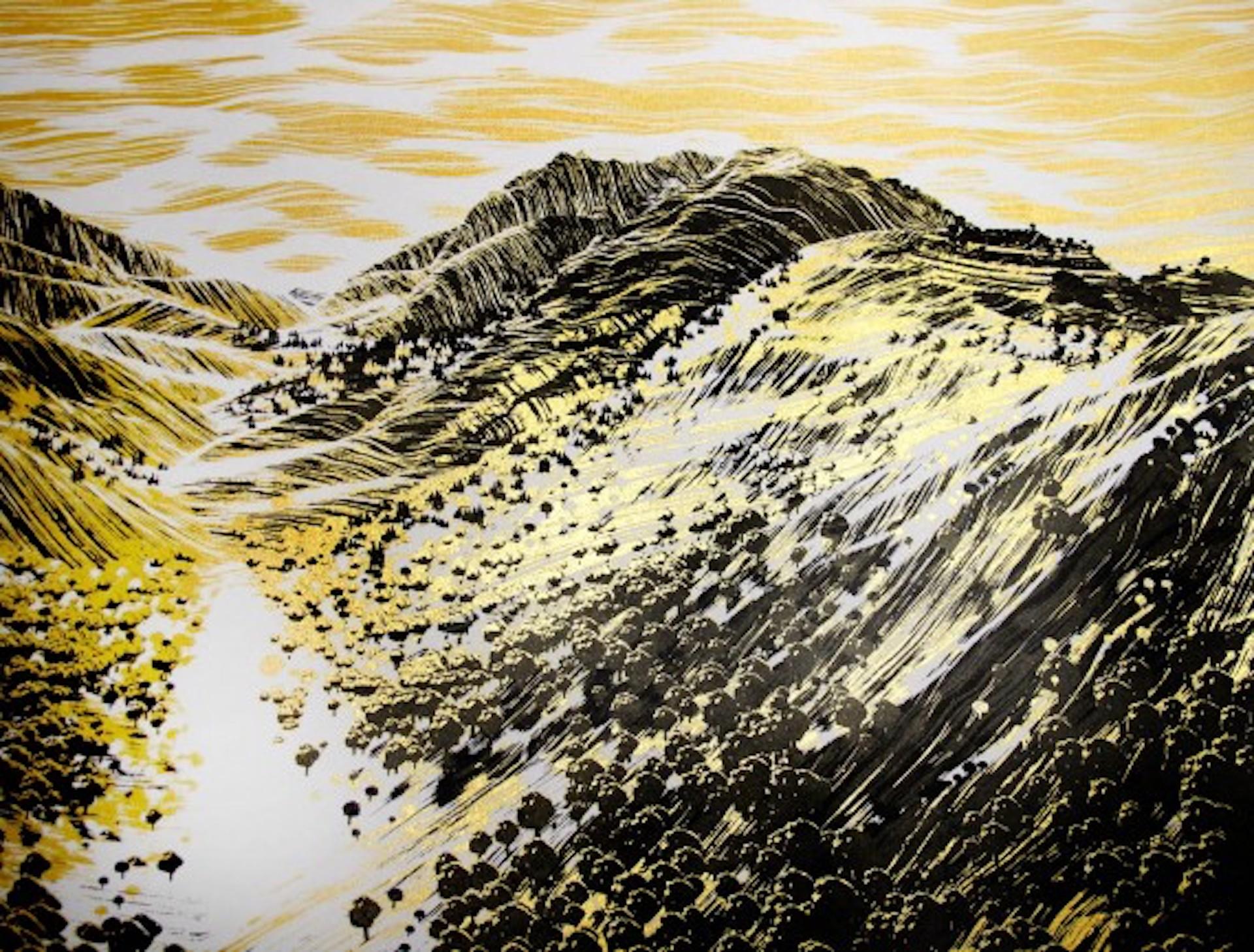 Valle de oro, Chris Keegan, Impresión de edición limitada, Arte paisajístico, Asequible en venta 2