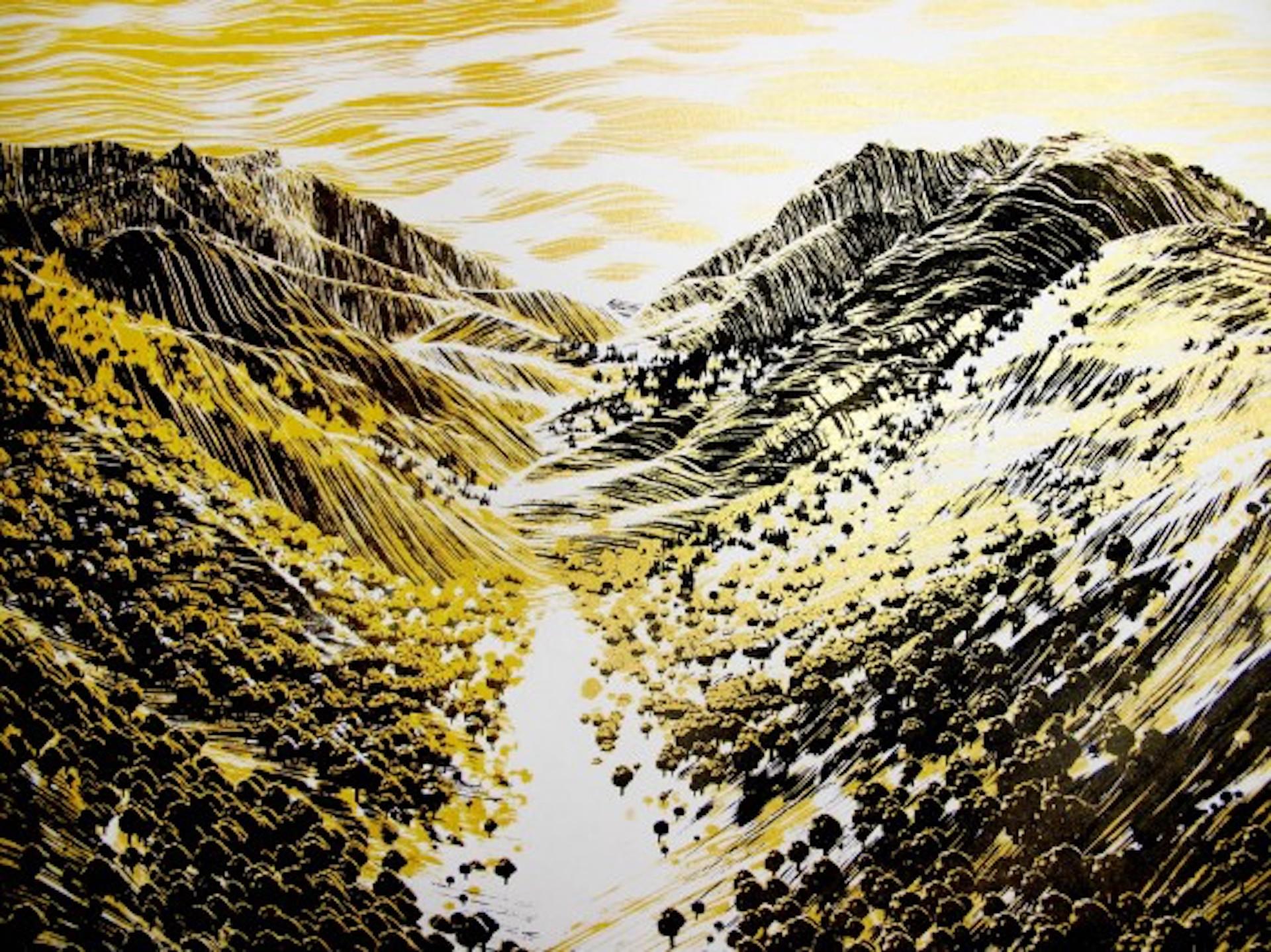 Valley Of Gold, Chris Keegan, Limited Edition Print, Landscape Art, Affordable For Sale 2