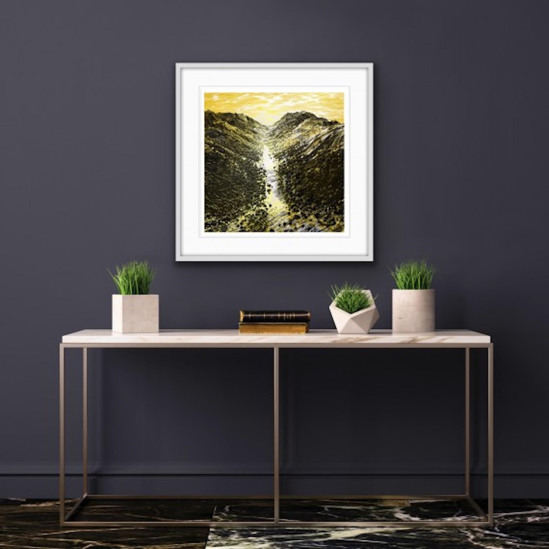 Valley Of Gold, Chris Keegan, Limited Edition Print, Landscape Art, Affordable For Sale 4