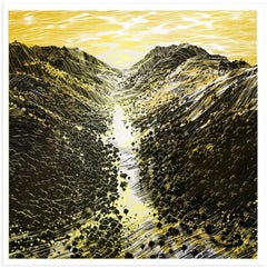 Valley Of Gold, Chris Keegan, Limited Edition Print, Landscape Art, Affordable
