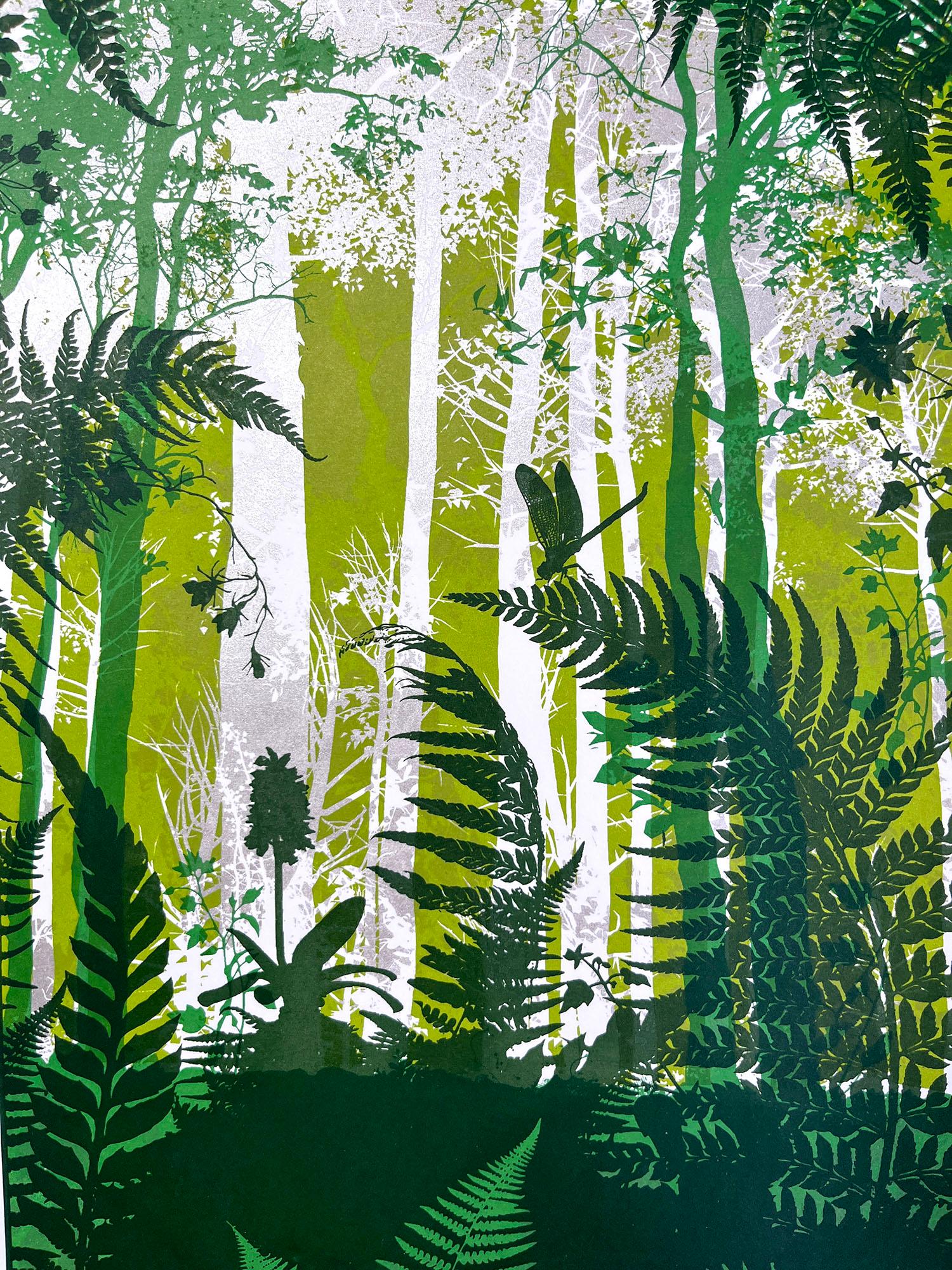 Orquídea silvestre, Impresión en edición limitada, Floral, Naturaleza, Paisaje - Print Contemporáneo de Chris Keegan