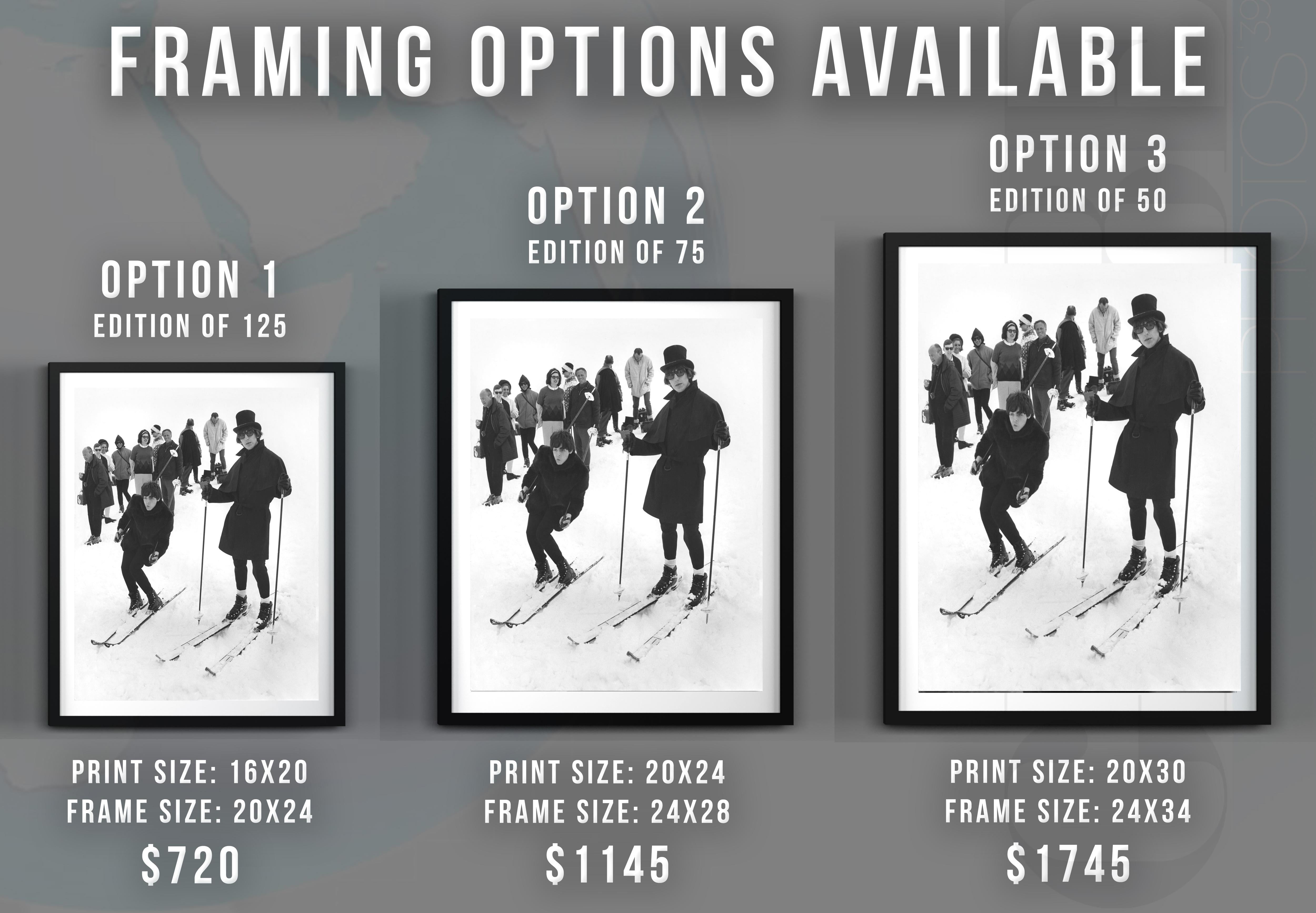 The Beatles Hit the Ski Slopes Fine Art Print - Contemporary Photograph by Chris Kindahl