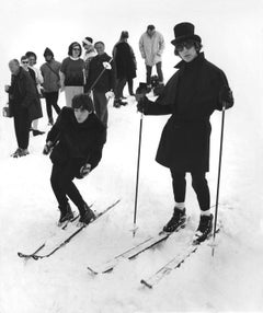 The Beatles Hit the Ski Slopes Fine Art Print