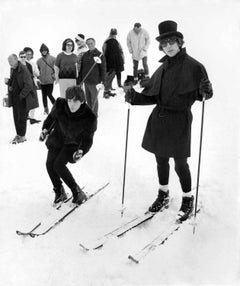 The Beatles Hit the Ski Slopes Globe Photos Fine Art Print