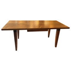 Chris Lehrecke Walnut Two Plank Dining Table Writing Desk for Ralph Pucci