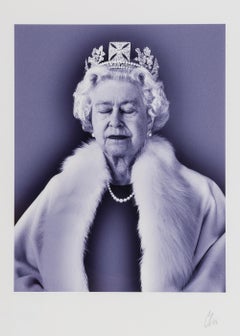 Lightness of Being (Blue) - Print, Archival Inkjet, Queen by Chris Levine