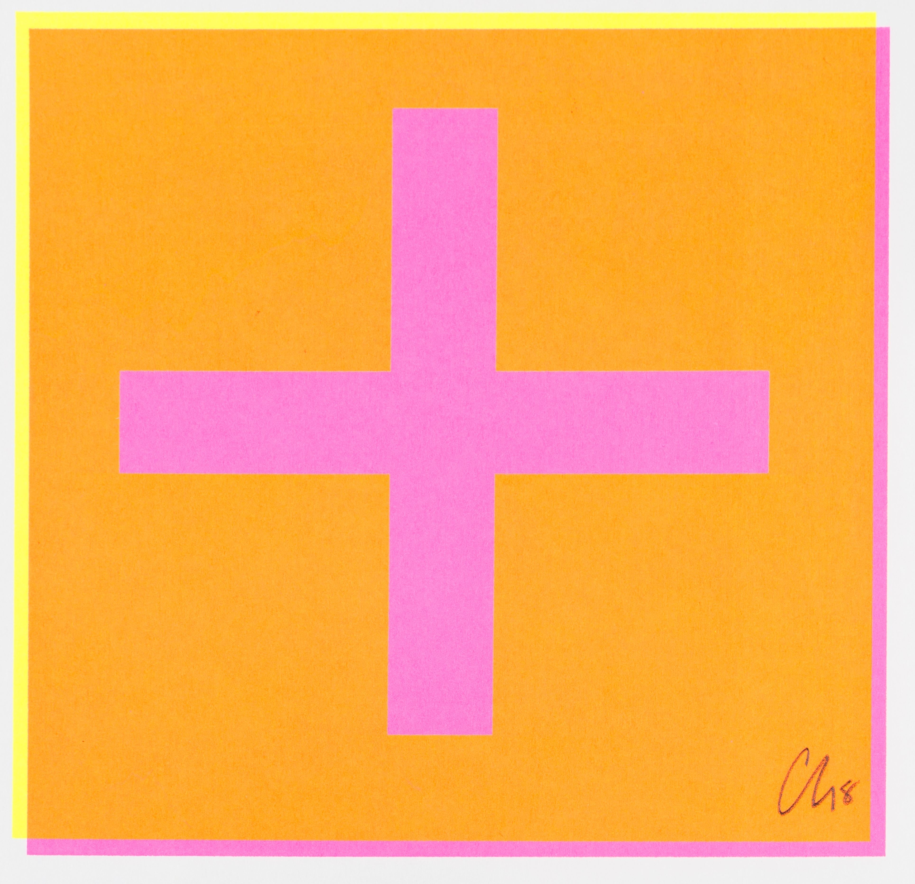 Cross Print -- Set of three, Print, Light Art, Contemporary Pop by Chris Levine 1