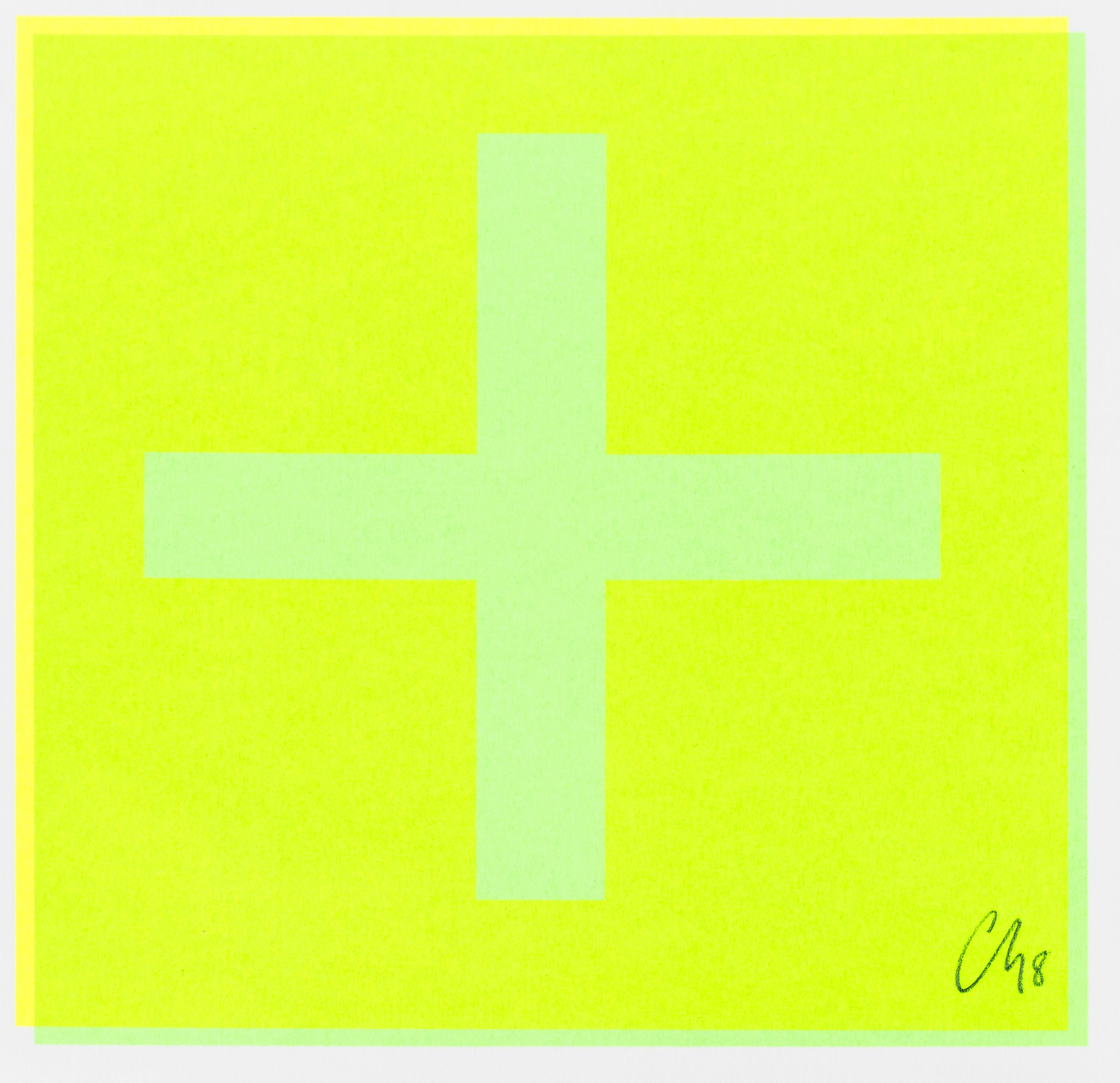 Cross Print -- Set of three, Print, Light Art, Contemporary Pop by Chris Levine 3