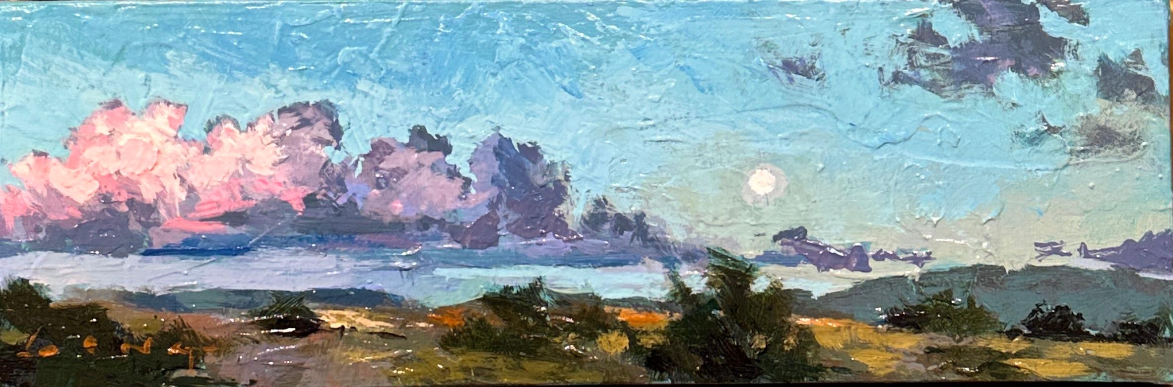 Landscape Painting Chris Long - Paysage lunaire de Sedona, paysage