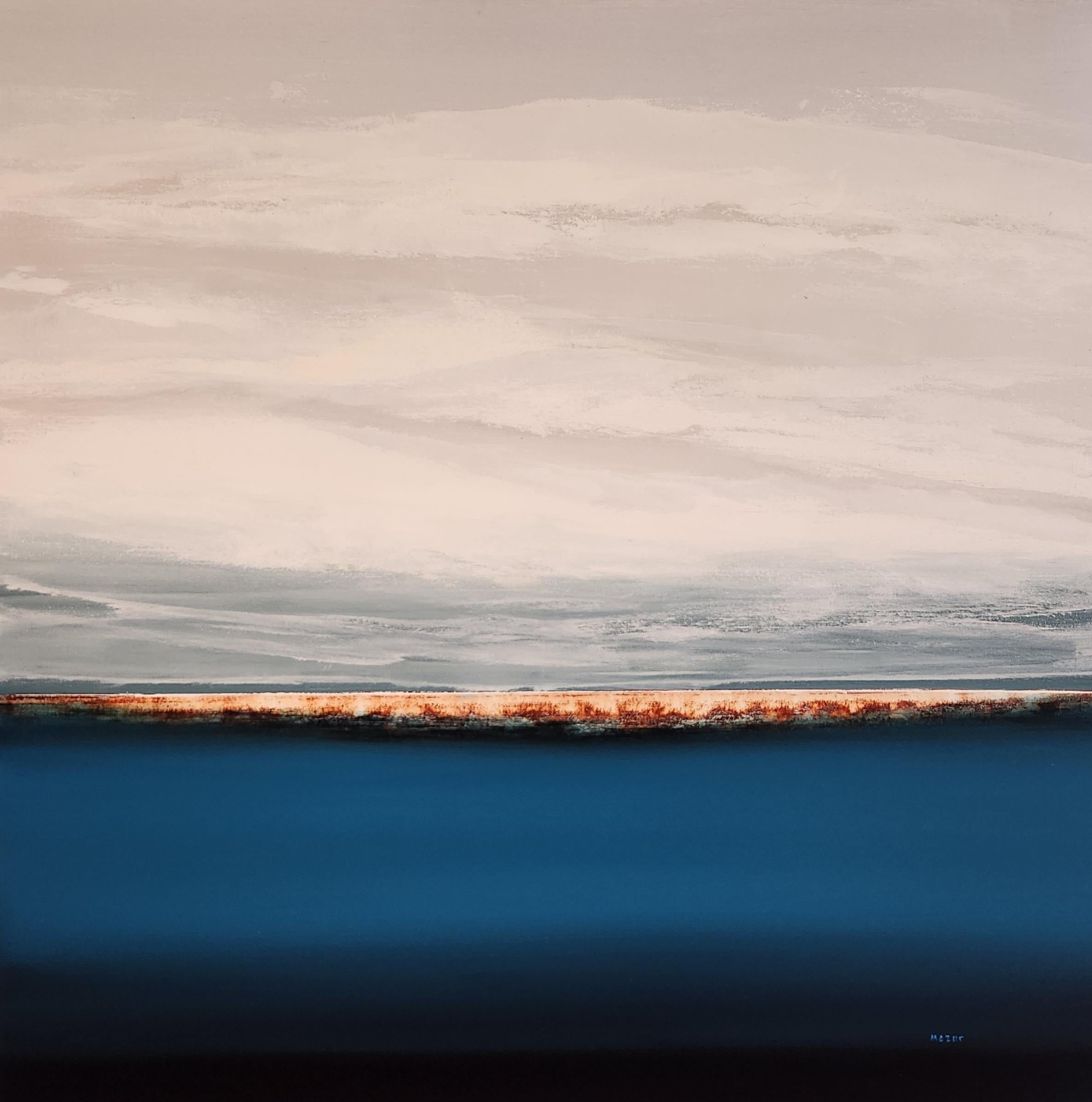 Chris Masoure Landscape Painting - Laguna 2 - original abstract landscape acrylic painting-contemporary art