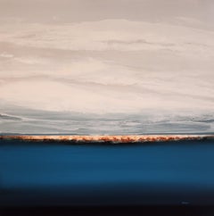 Laguna 2 - original abstract landscape acrylic painting-contemporary art