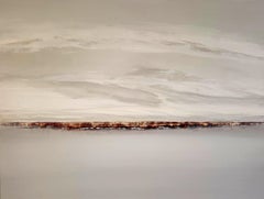 Sandbar- original abstract landscape acrylic painting-contemporary art