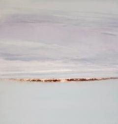 Silence 2 - pittura acrilica originale di paesaggio astratto - arte contemporanea