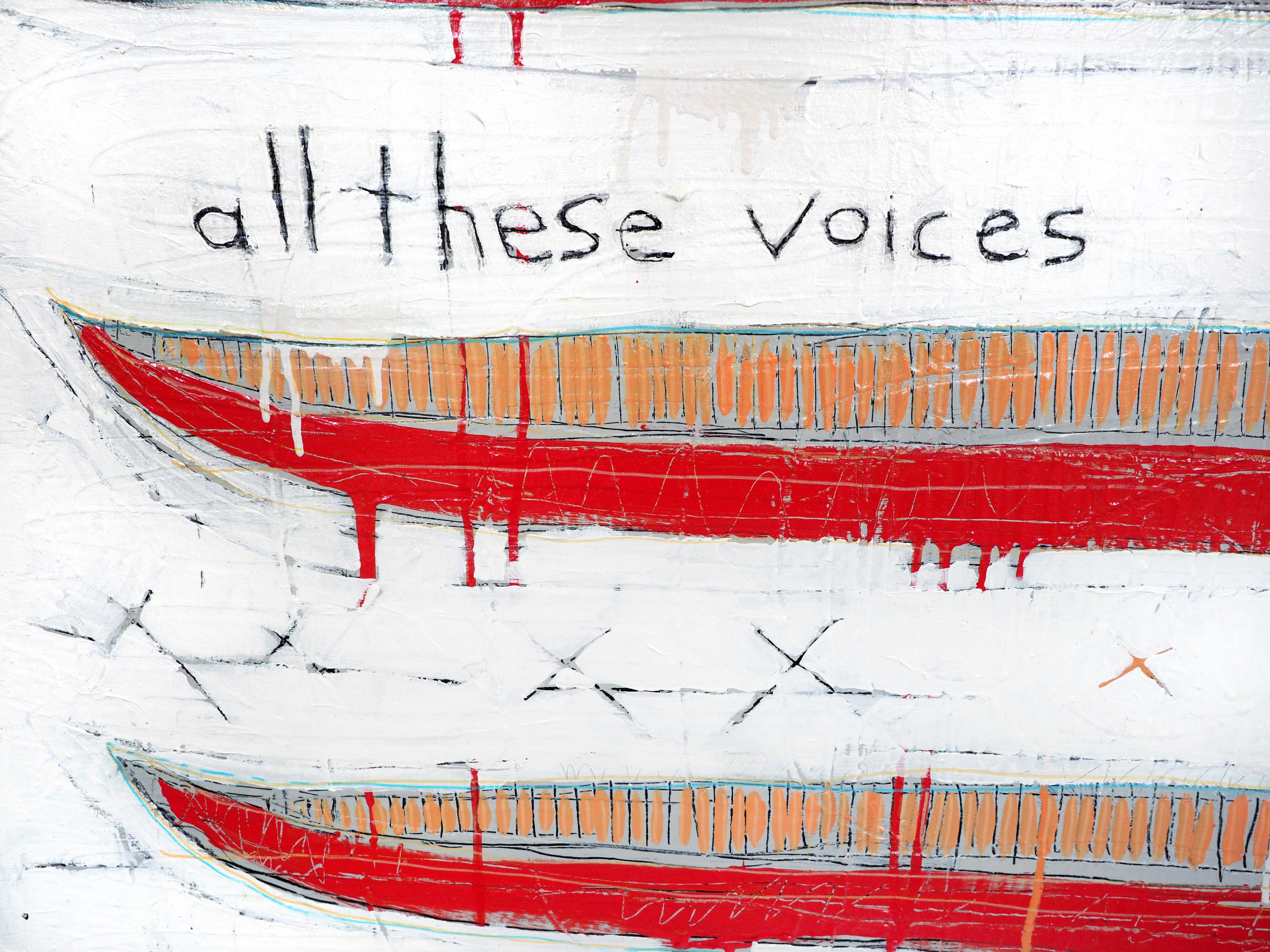 Manifest - All These Voices - Contemporary Painting by Chris McAdoo
