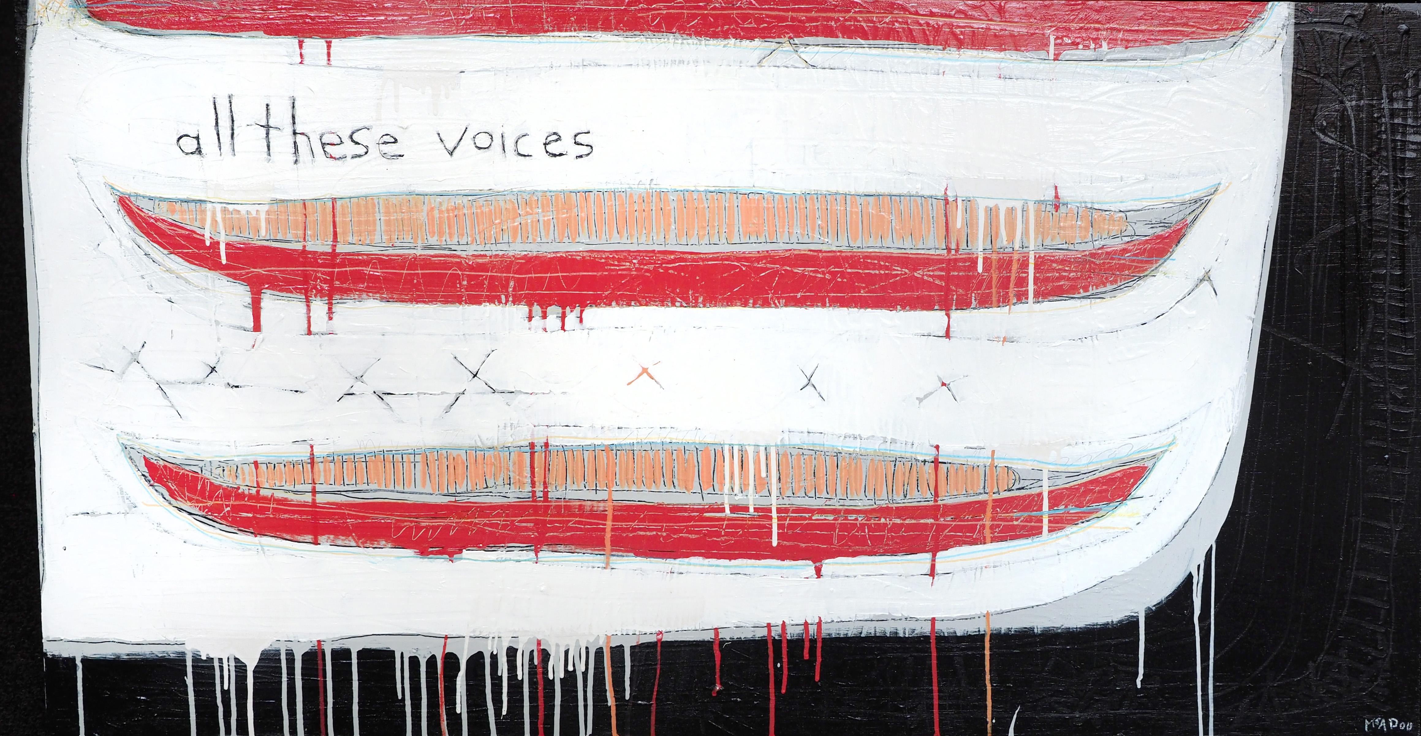 Manifest - All These Voices - Painting by Chris McAdoo