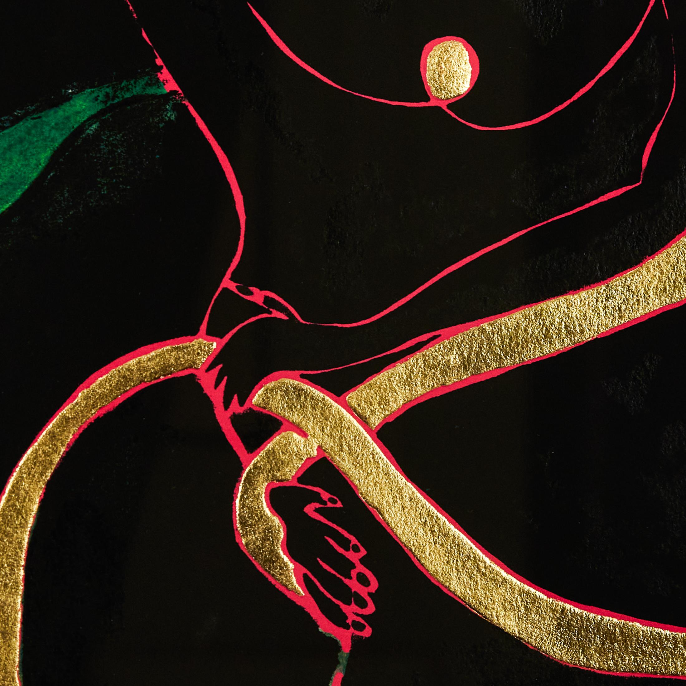 Chris Ofili (b. 1968), a member of the Young British Artists, is renowned for his vibrant, multi-layered works that celebrate Afrocentrism through both figurative and abstract approaches using both contemporary and historical lenses.

Ofili’s oeuvre