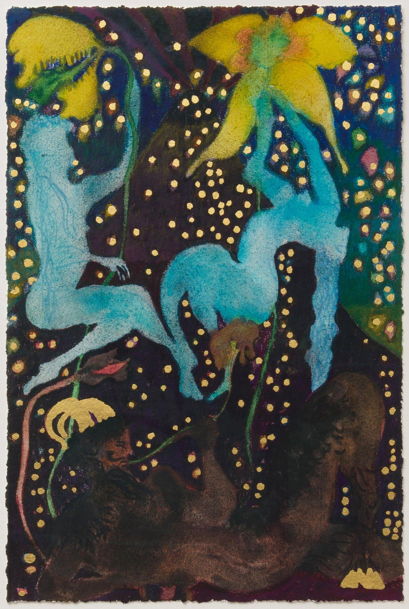 Afternoon with la Soufrière (Prelude 4) - Print by Chris Ofili