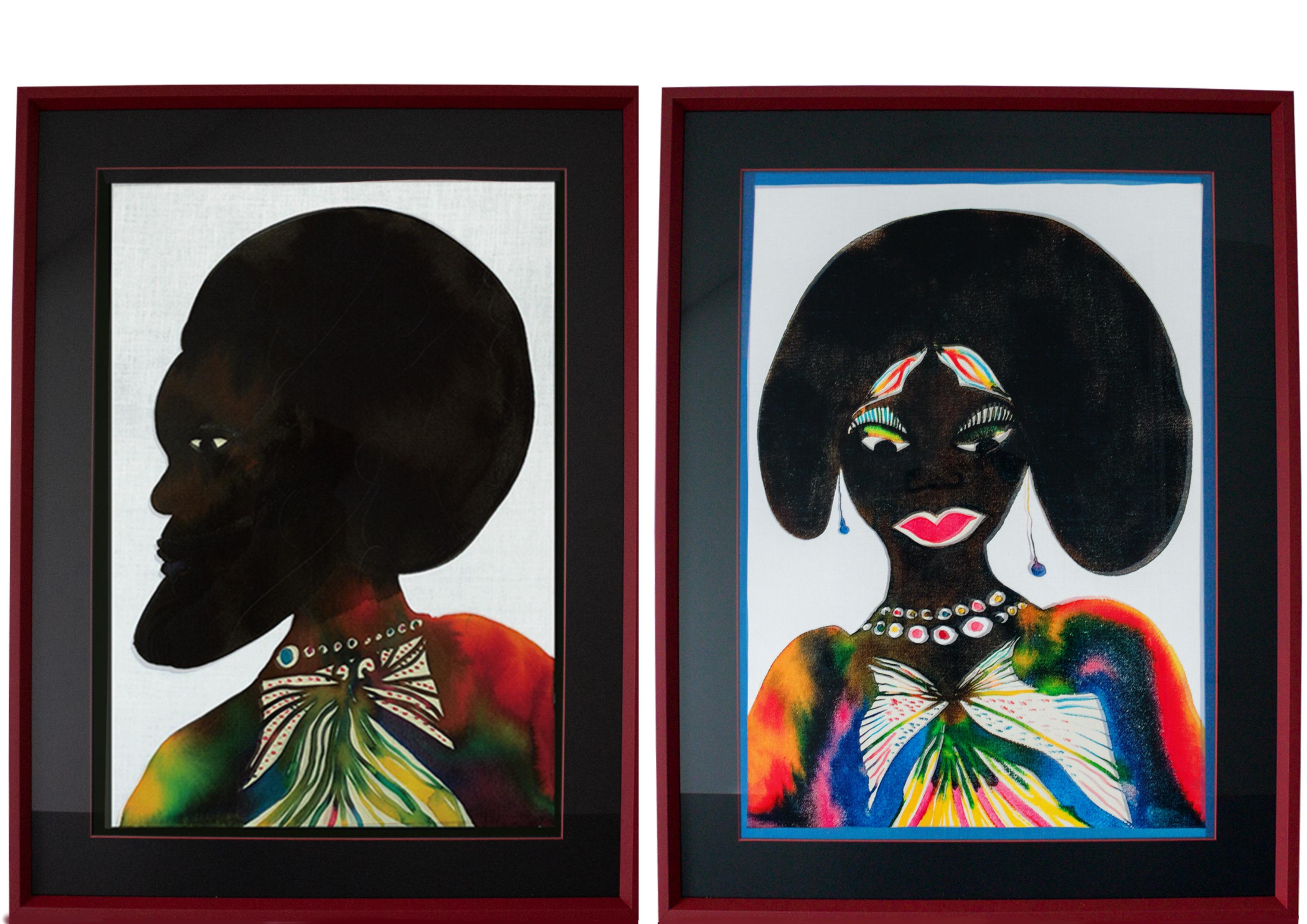 Chris Ofili - "Afromuse Couple".

Digitaldruck auf Leinen aus 100% Baumwolle.

Ausgabe 2014.

Gelb eingerahmt.

Ein wunderschönes Kunstwerk, das sich in jedem Raum und besonders im Wohnzimmer oder Flur gut macht.

Ausgezeichneter