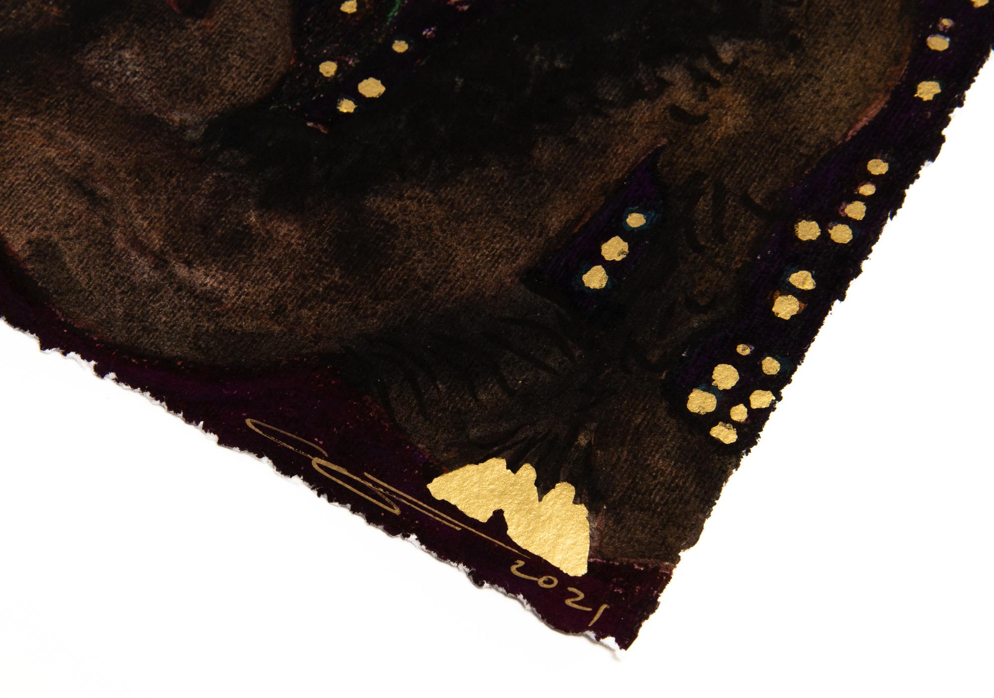 Chris Ofili, Pomeriggio con La Soufrière: Stampa firmata, Arte Contemporanea Britannica 1