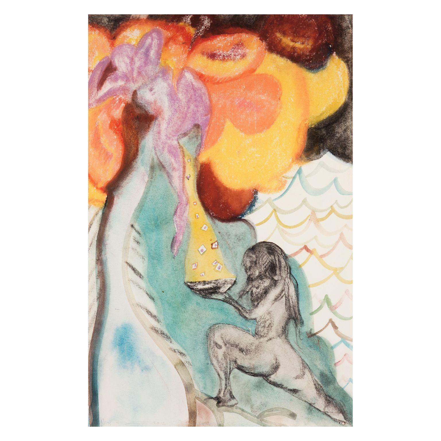 Study for Ovid-Windfall - Print by Chris Ofili