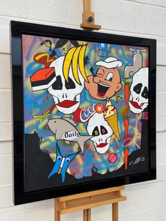 Sugar High Society - Urban Manga Social Commentary Pop Art by British Artist