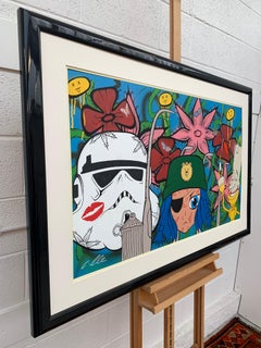 Star Wars Storm Trooper Pop Art by British Urban Graffiti Artist