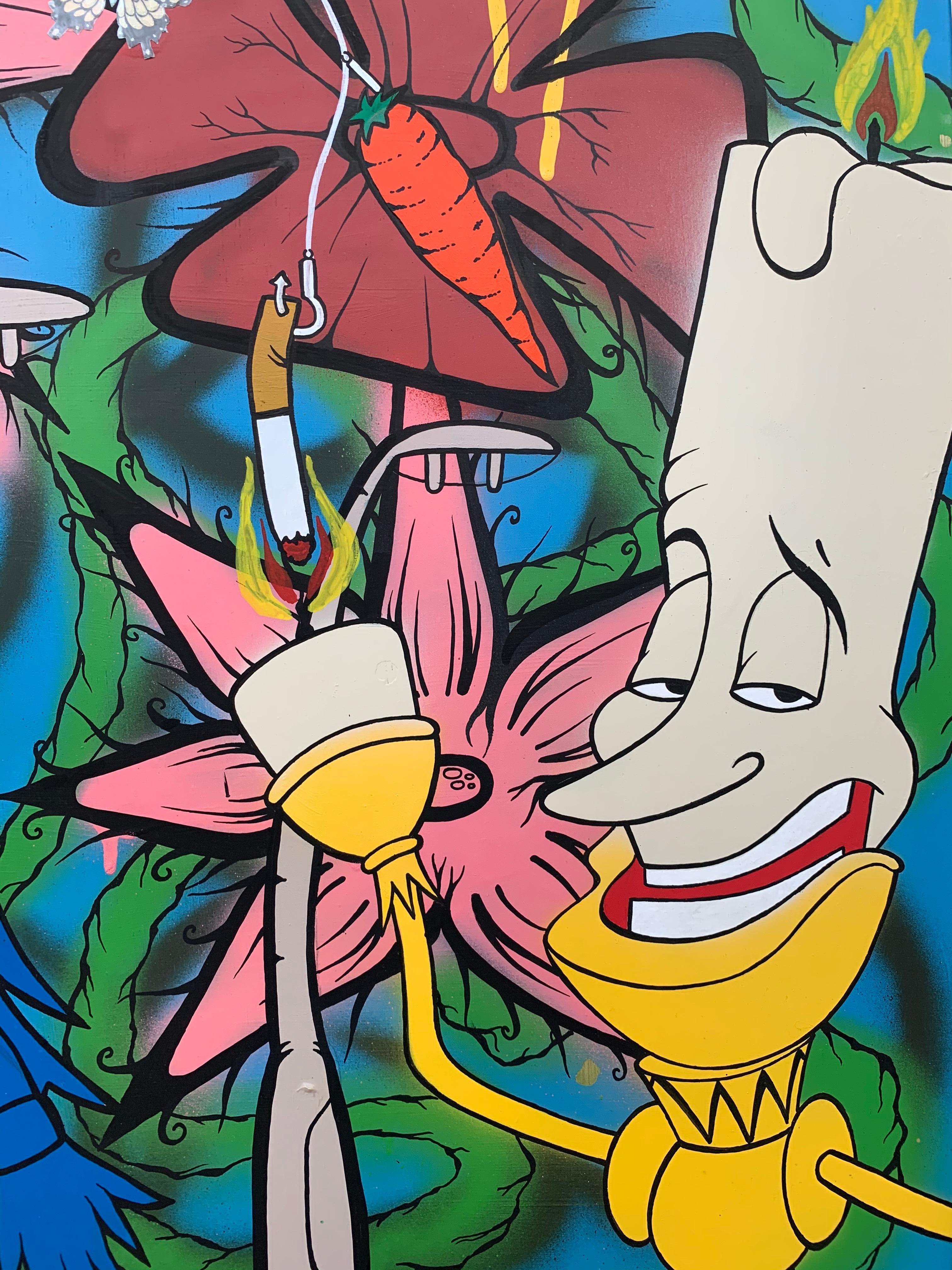 The Good The Bad & The Ugly Pop Art d'un artiste graffiti urbain britannique en vente 3