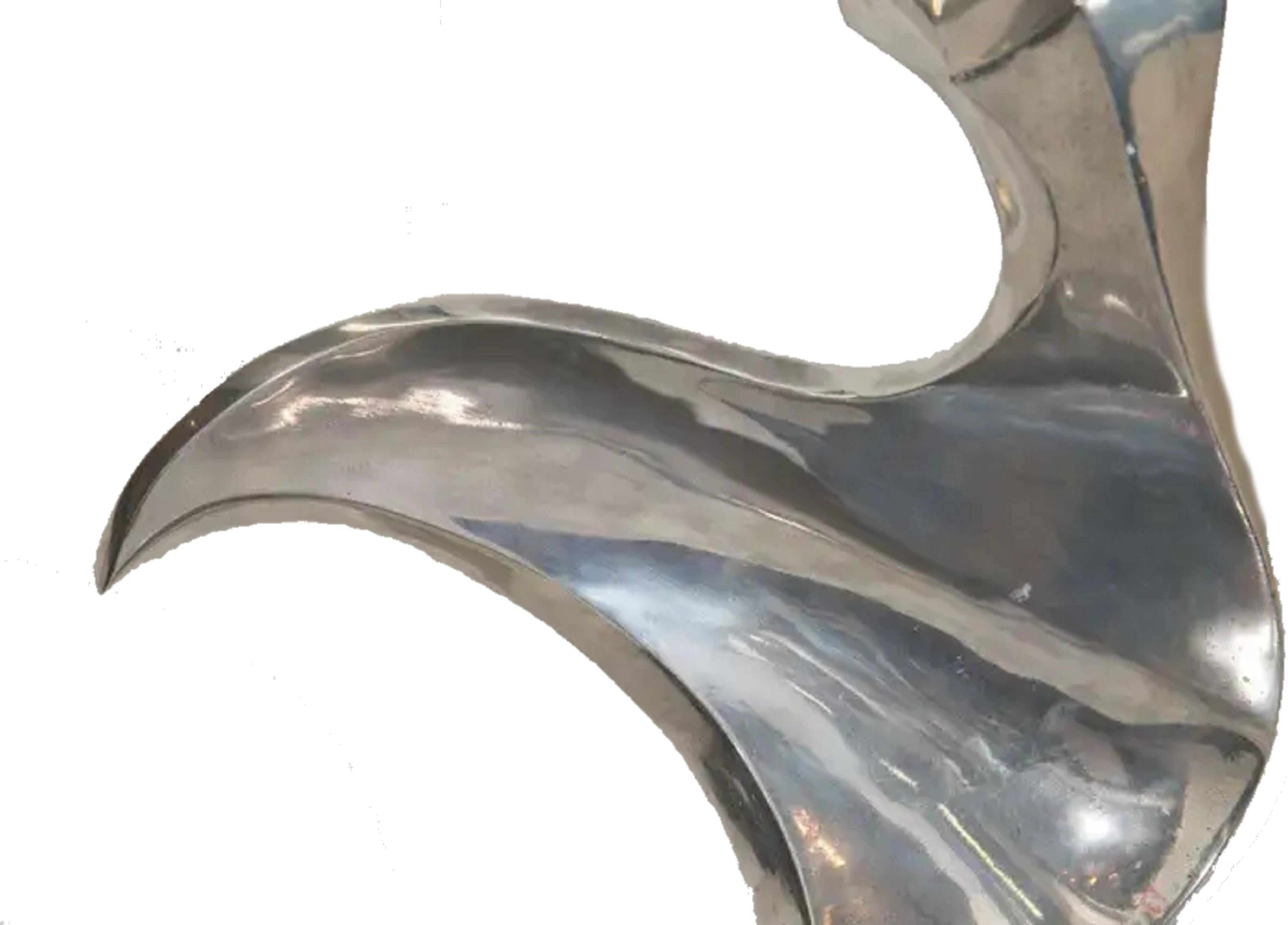 Americano Chris Petersen, Scultura astratta americana di metà secolo, firmata e datata 1972 in vendita