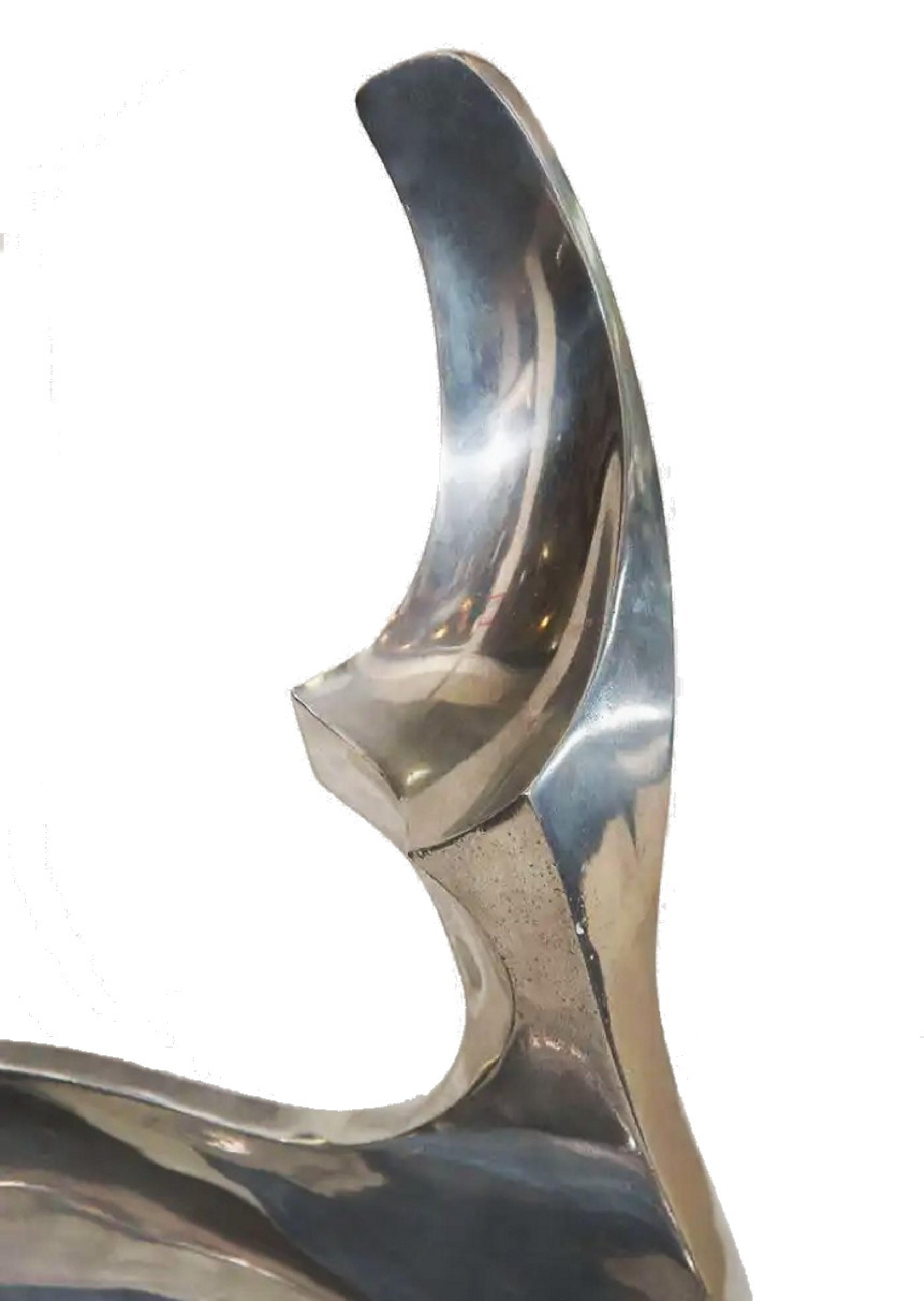 Chris Petersen, Scultura astratta americana di metà secolo, firmata e datata 1972 In condizioni buone in vendita a New York, NY