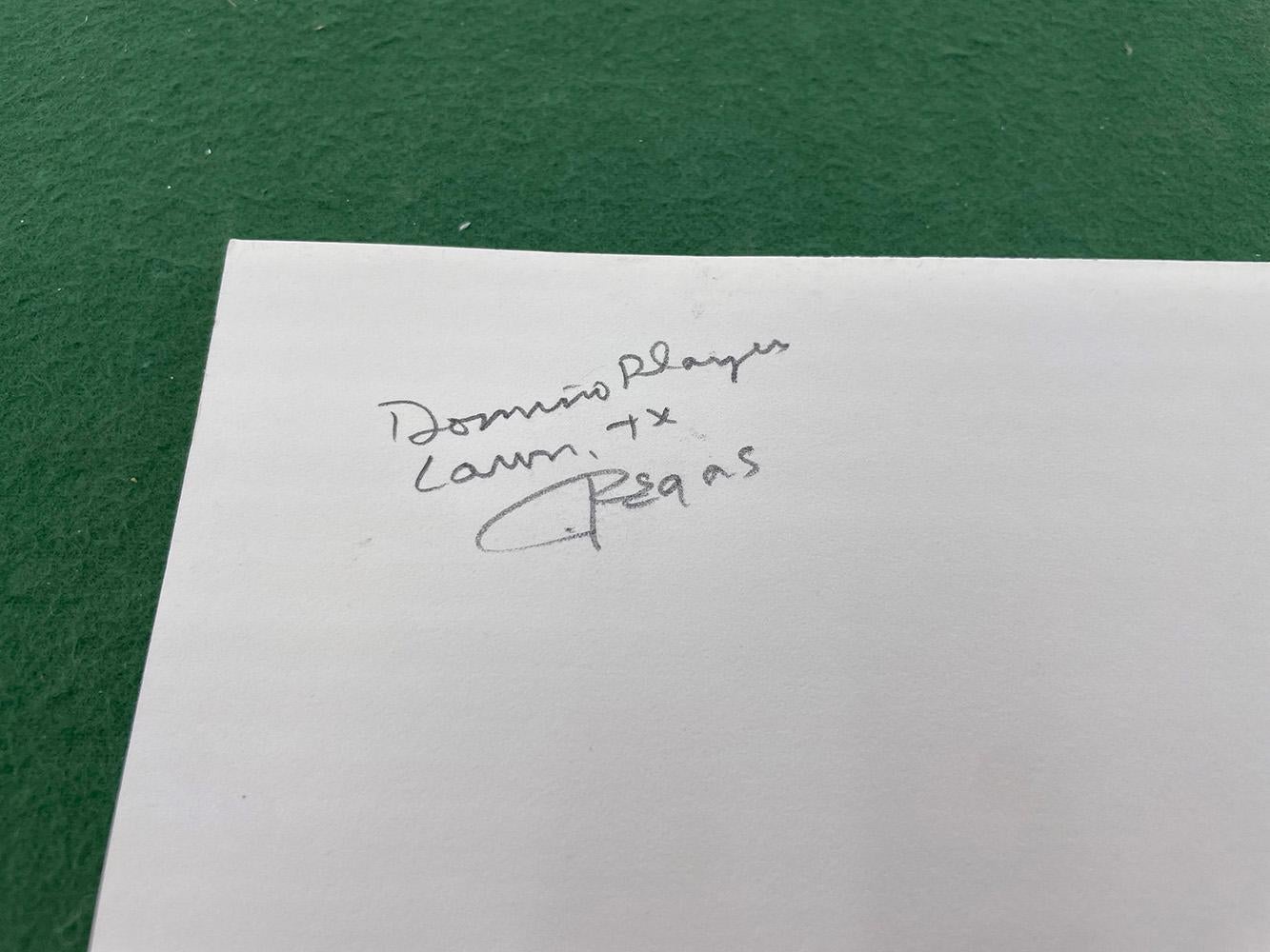 Domino Players, Lawn, TX - Cowboys, Western, Bar, Texas, Juego en venta 5