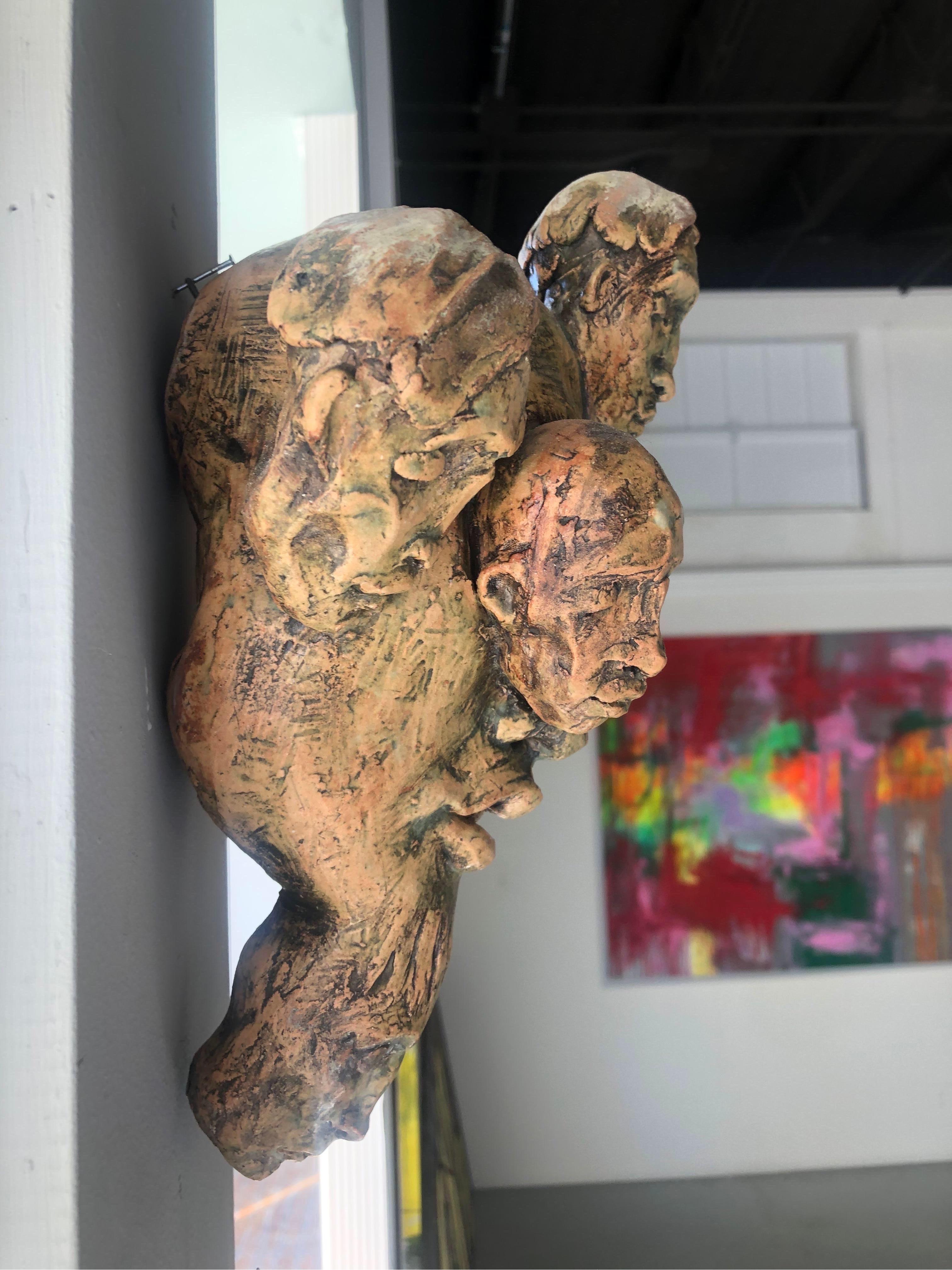 Expressionist Wall Sculpture by Chris Riccardo For Sale 7