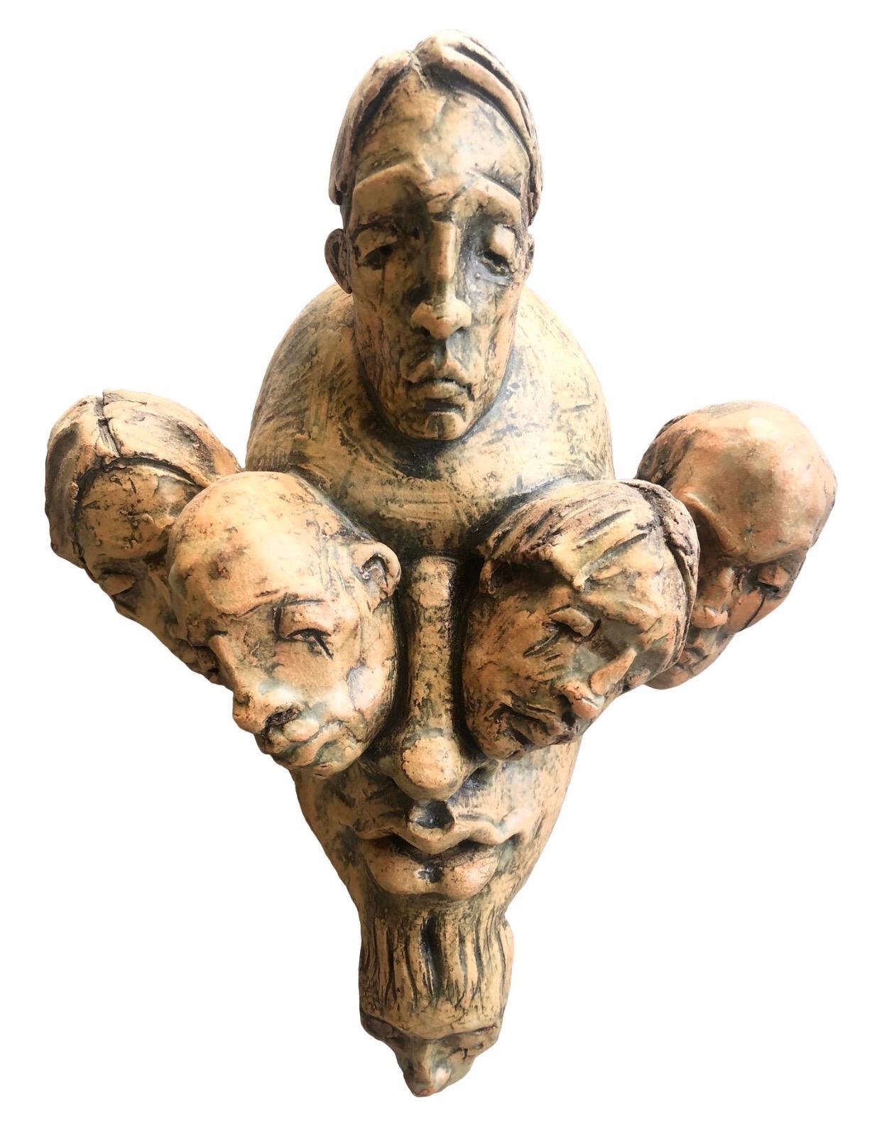 Wandskulptur des Expressionistischen Expressionismus von Chris Riccardo im Angebot 10