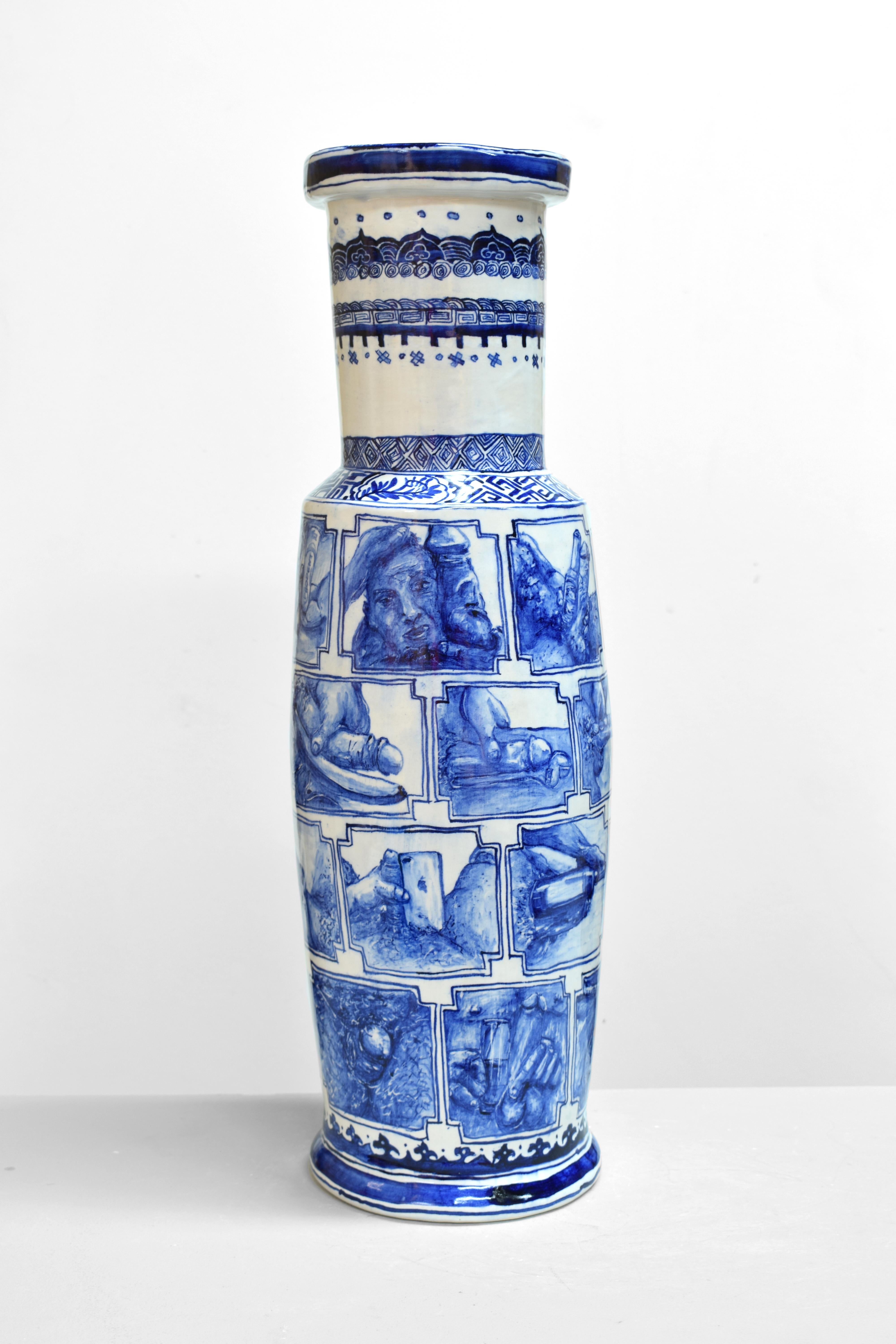 Tantalising vase from the Divine Realm - Mixed Media Art by Chris Rijk
